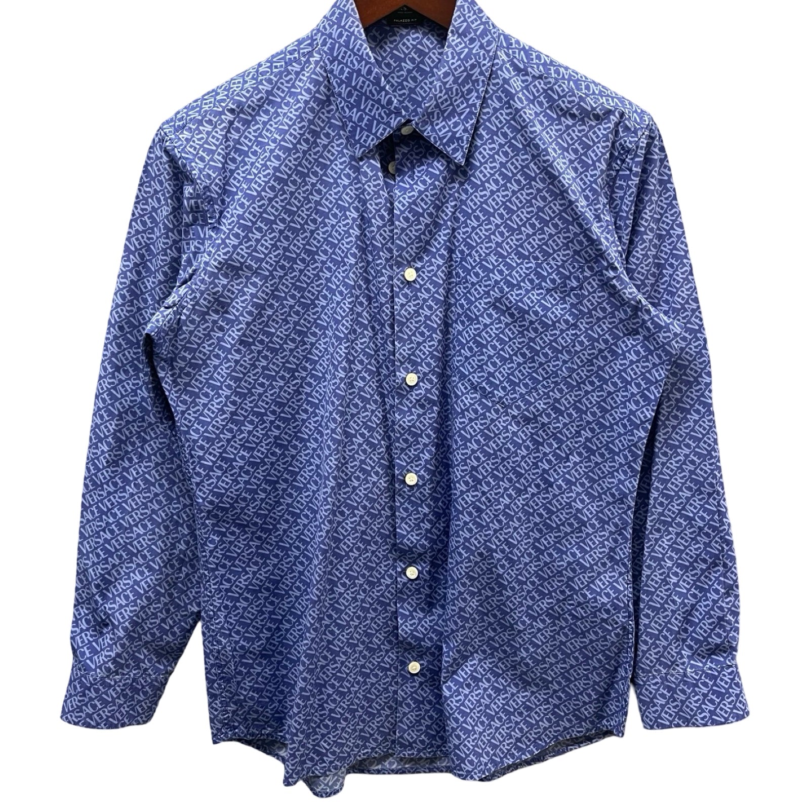 VERSACE 2021SS Palazzo Fit Shirt 0451BE6A6A6B81 Size 38