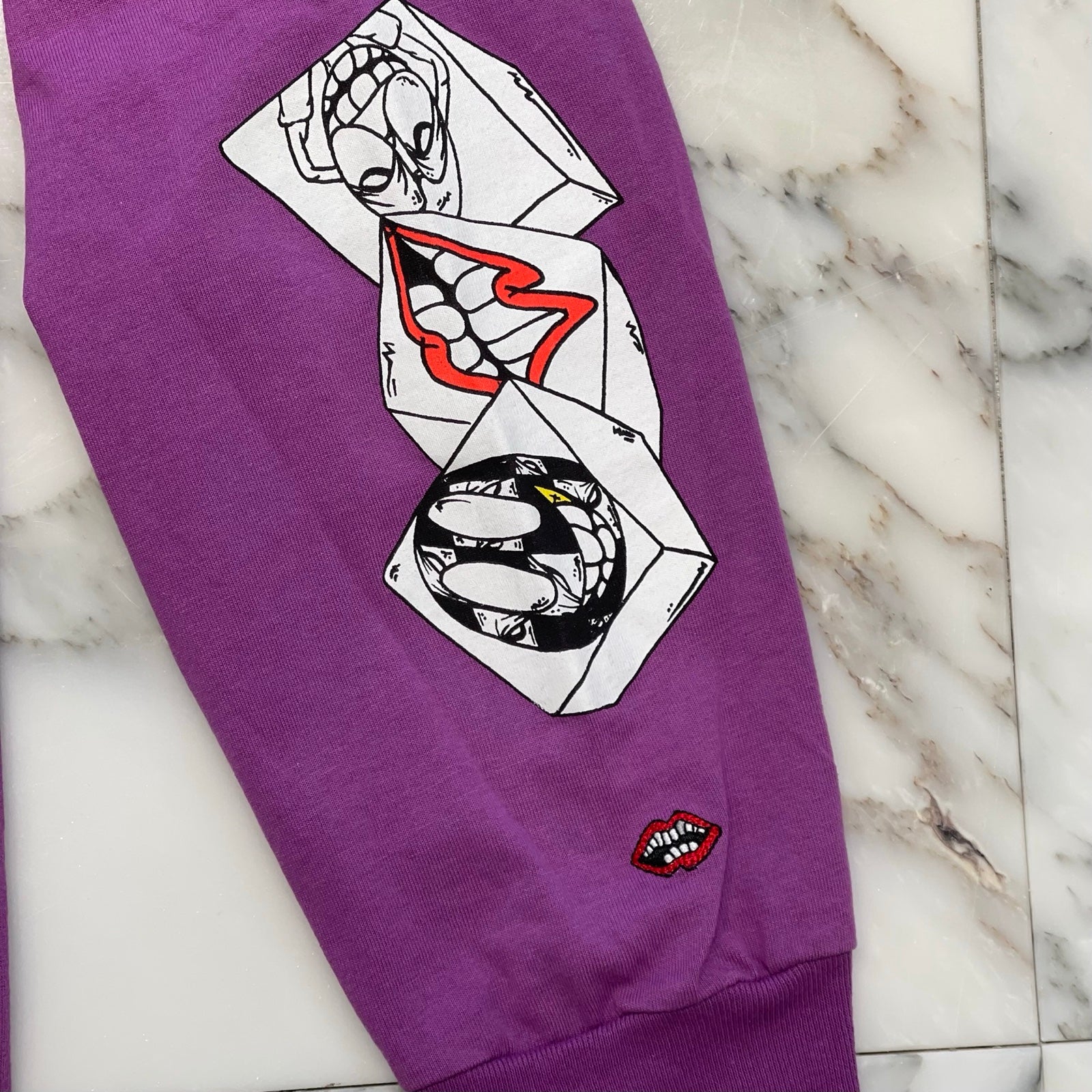 CHROME HEARTS× MATTY BOY 2024AW "I WANT MORE NOT LESS" Long Sleeve Tee Size L