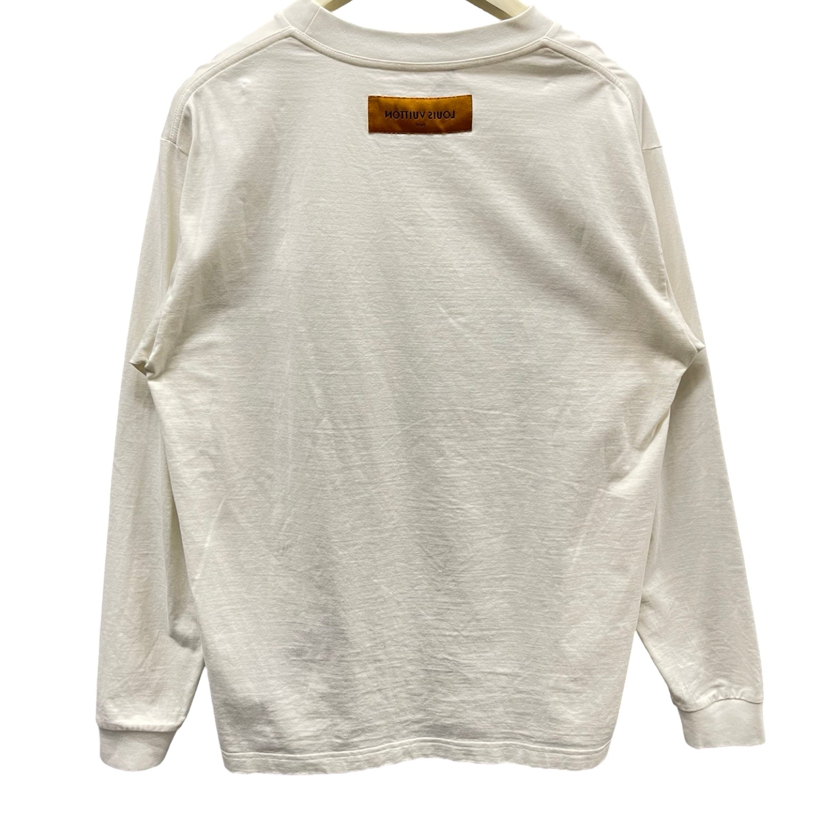 LOUIS VUITTON 2021AW Embossed LV Logo L/S Tee RM212M DT3 HLY23W Size S