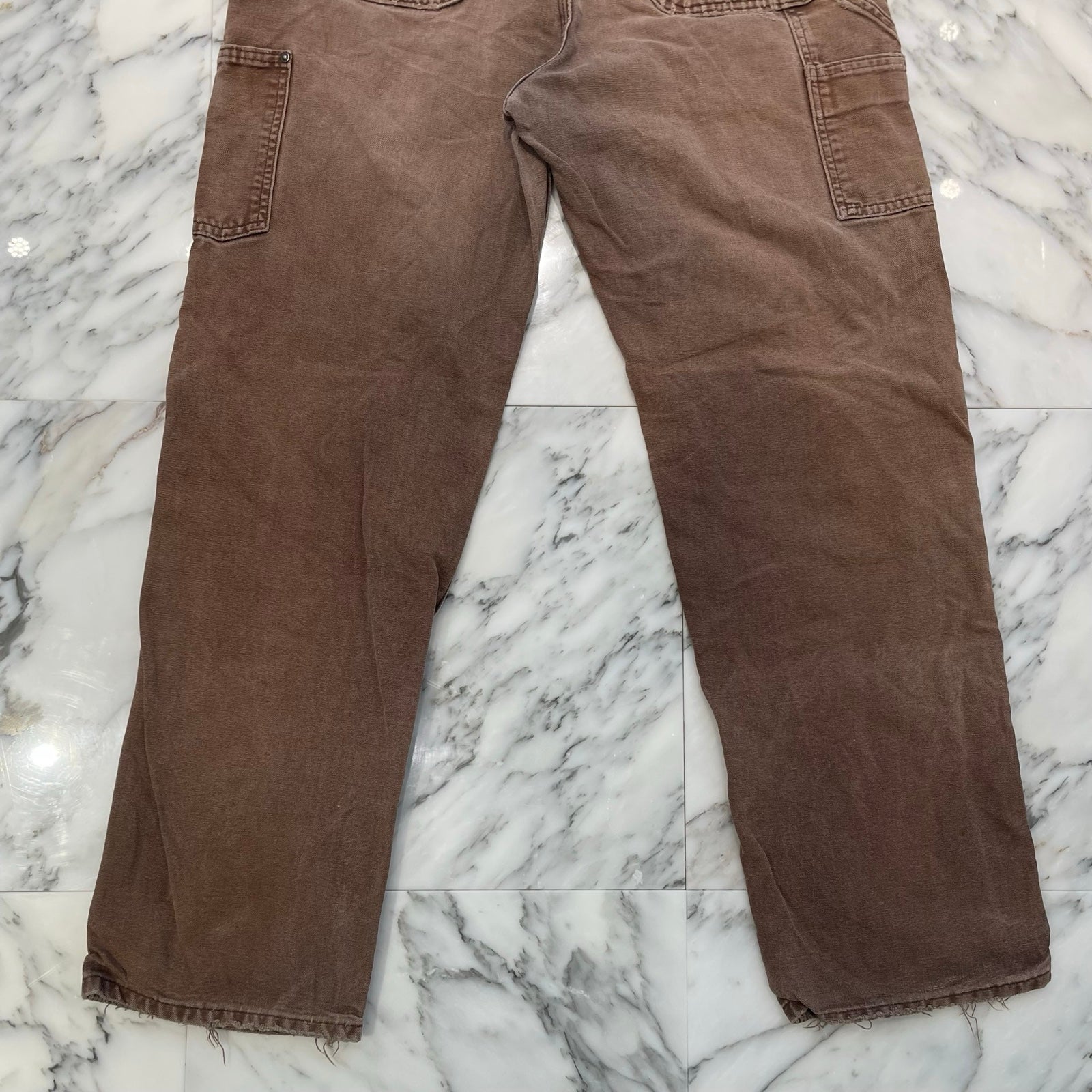 Carhartt Double Knee Denim Painter Pants Size 34×34