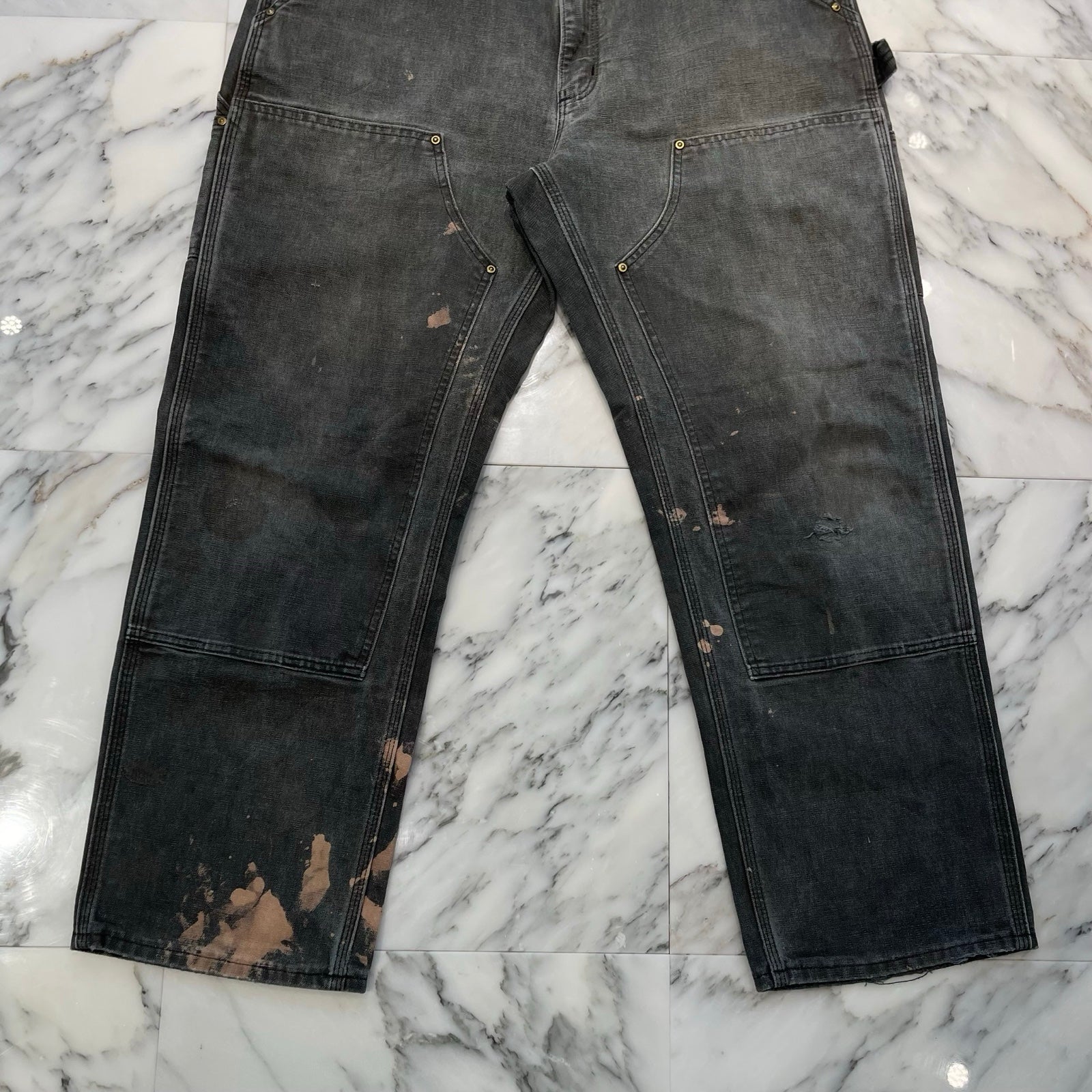 Carhartt Double Knee Denim Painter Pants Size 36×30