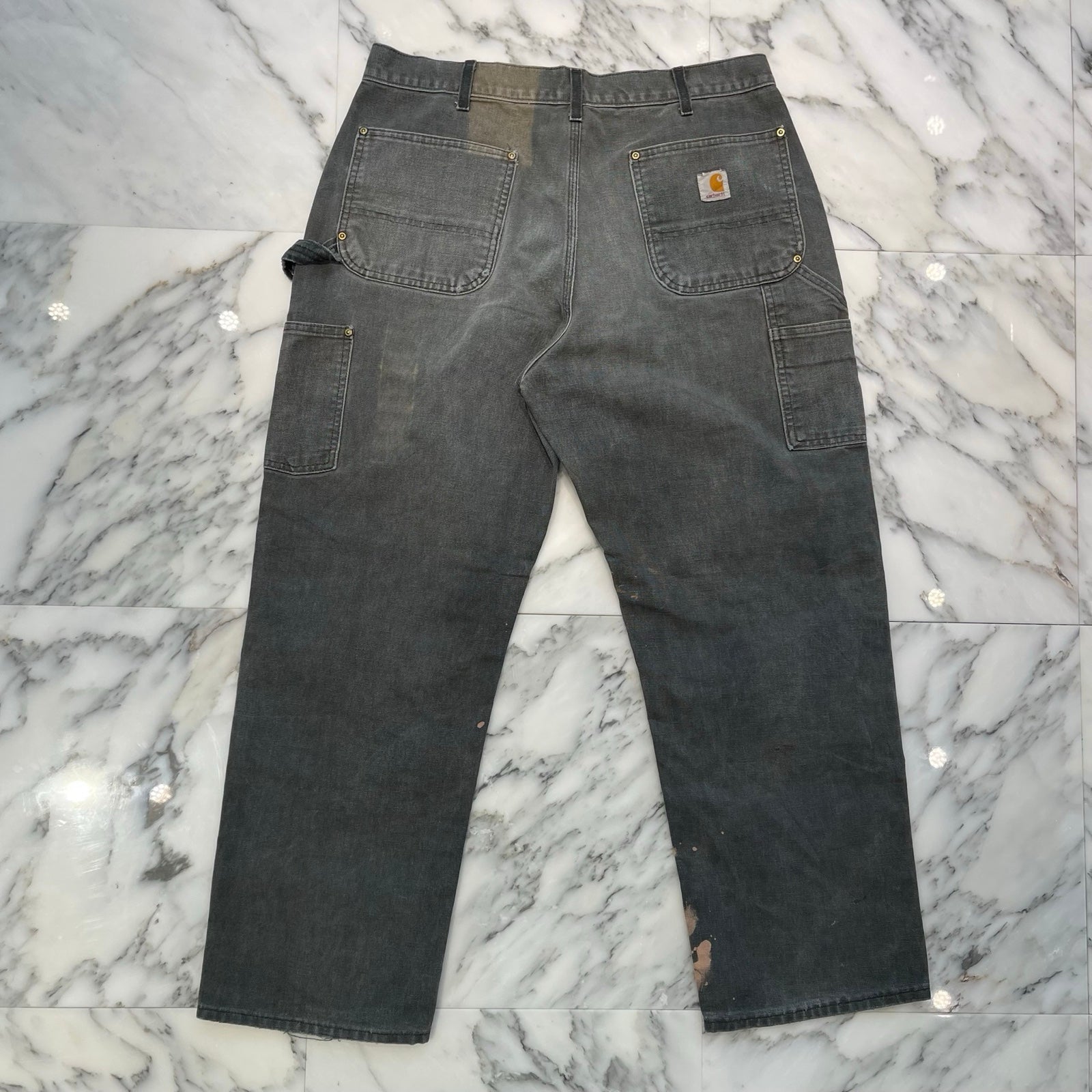 Carhartt Double Knee Denim Painter Pants Size 36×30
