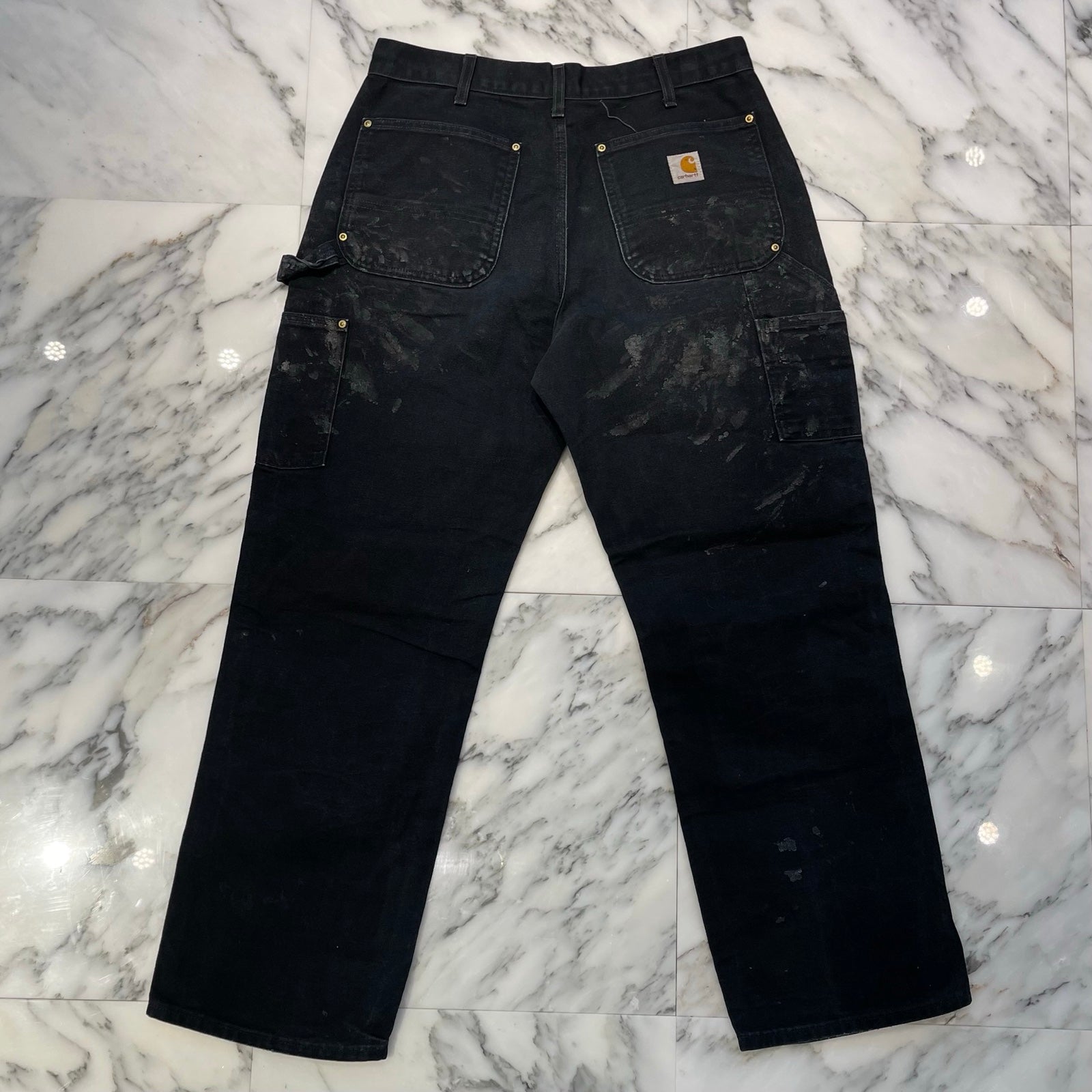 Carhartt Double Knee Denim Painter Pants Size 32×30