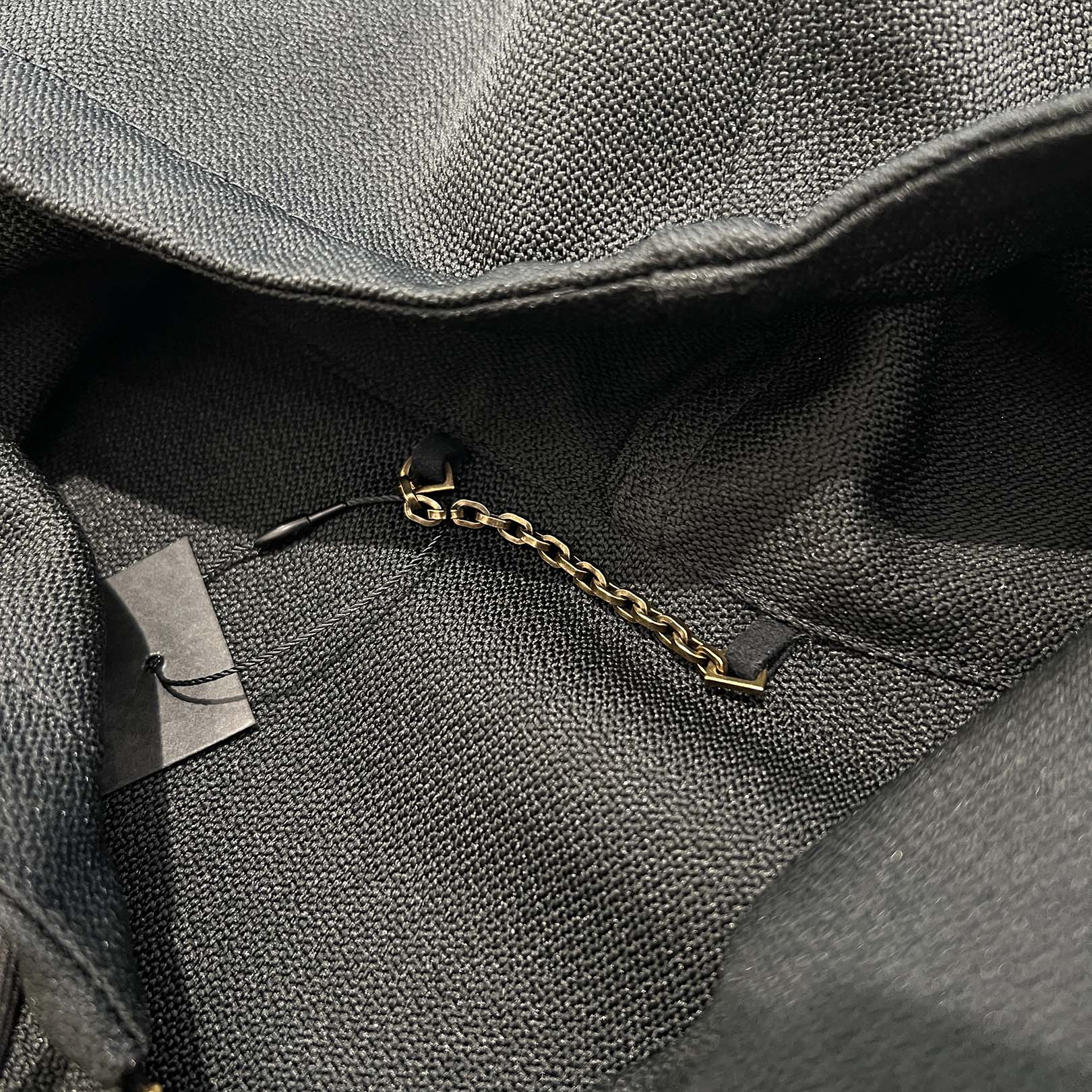 LOUIS VUITTON 2024AW Beads Logo Embellished Zip Up Jacket HRB21E Size 50 ルイヴィトン ビーズロゴ装飾 ジップアップ ブルゾン サイズ50