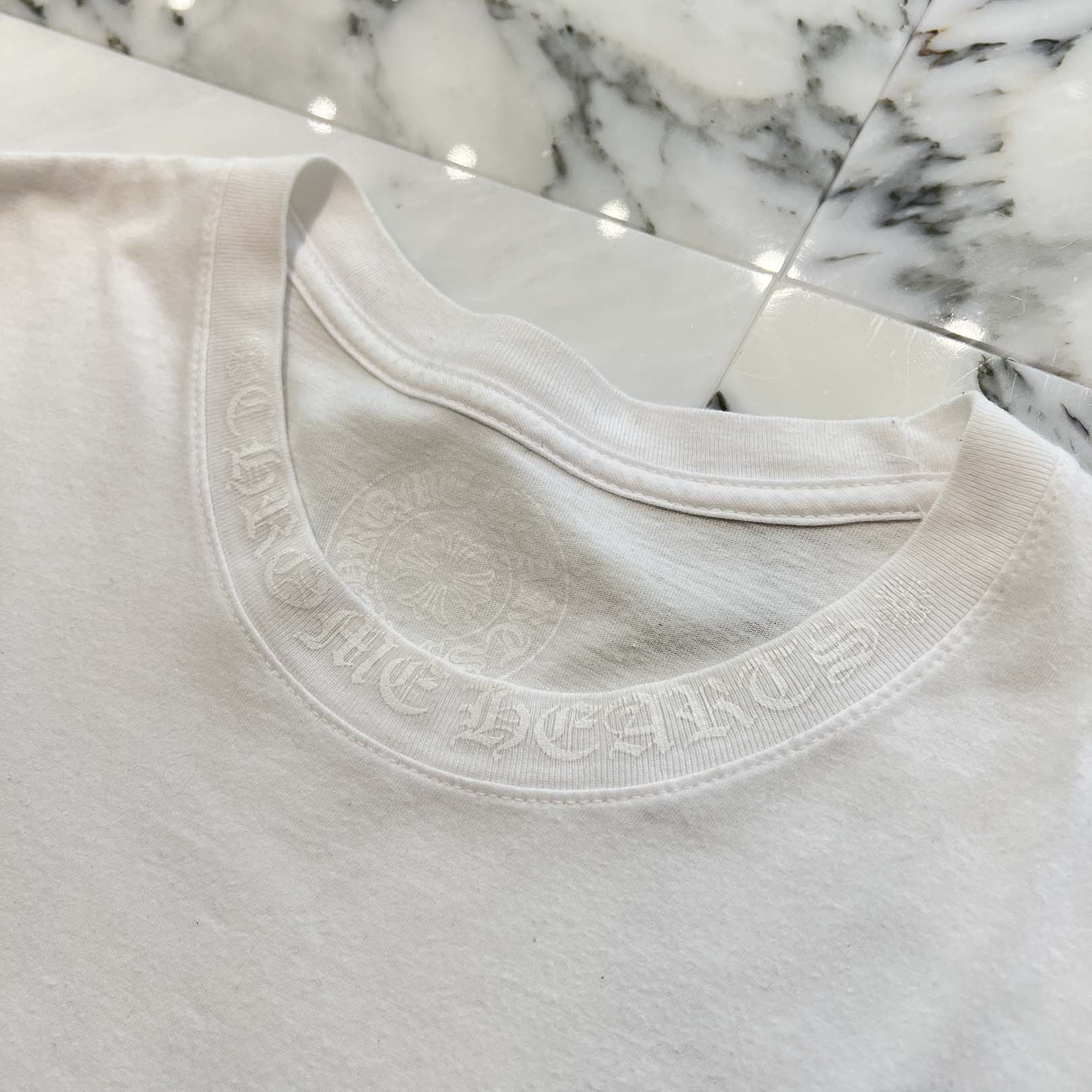 CHROME HEARTS Old English Neck Logo Long Sleeve Tee Size L クロムハーツ オールドイングリッシュ ネックロゴ ロングスリーブTシャツ サイズL