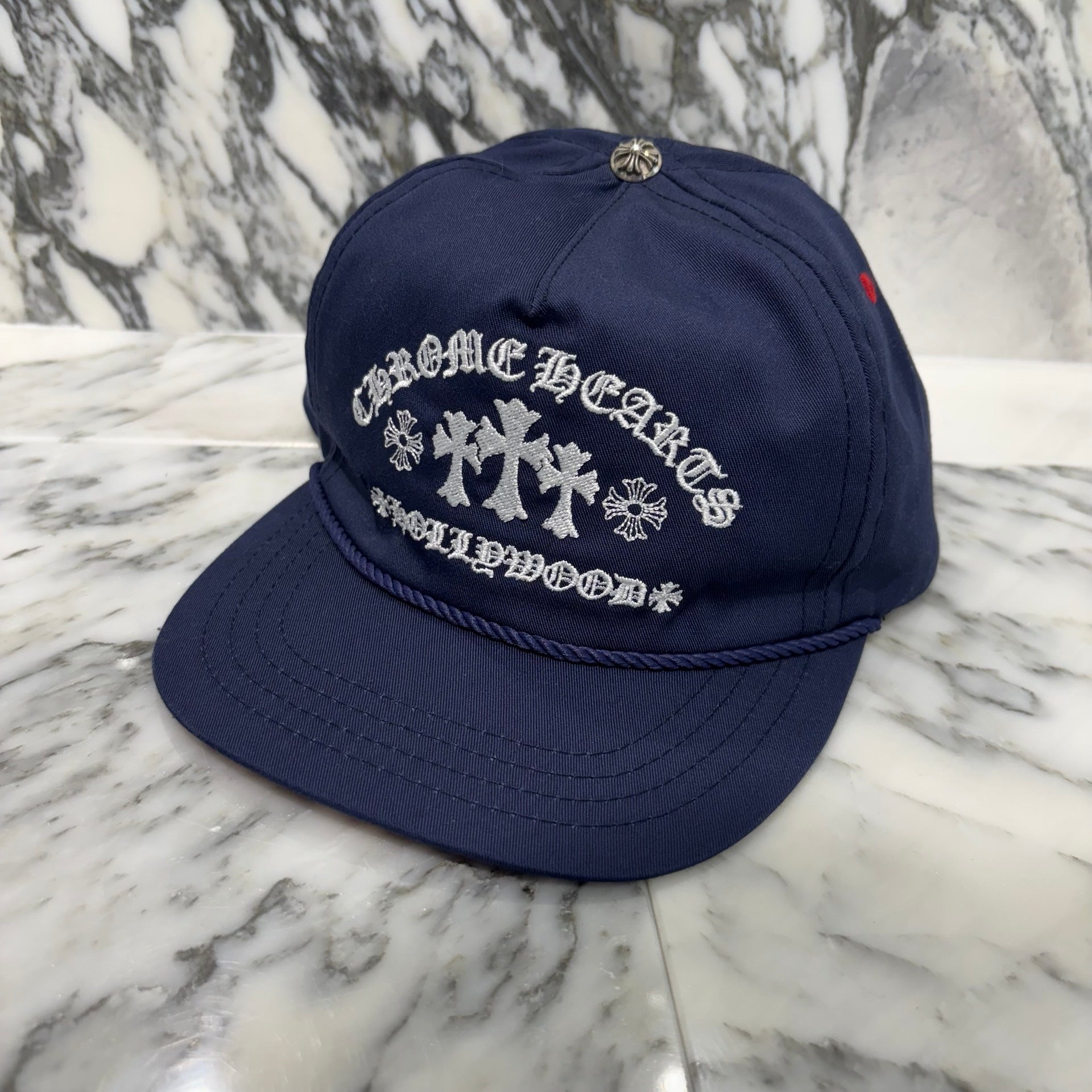 CHROME HEARTS GAS STATION King Taco 3 Cemetery Cross Trucker Cap Size ONE SIZE（53-60）クロムハーツ ガスステーション キングタコ 3セメタリークロス トラッカーキャップ サイズONE SIZE（53-60）