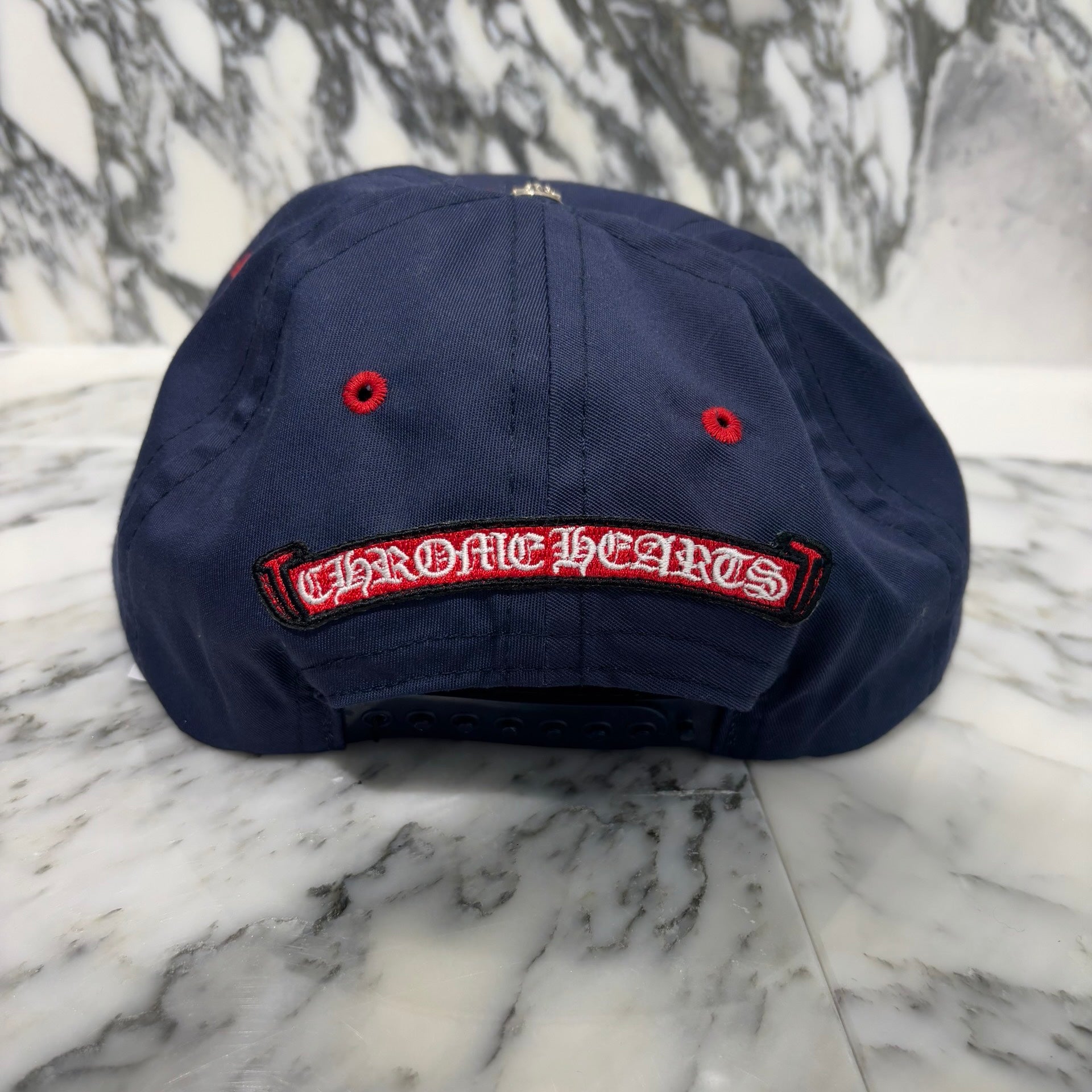 CHROME HEARTS GAS STATION King Taco 3 Cemetery Cross Trucker Cap Size ONE SIZE（53-60）クロムハーツ ガスステーション キングタコ 3セメタリークロス トラッカーキャップ サイズONE SIZE（53-60）