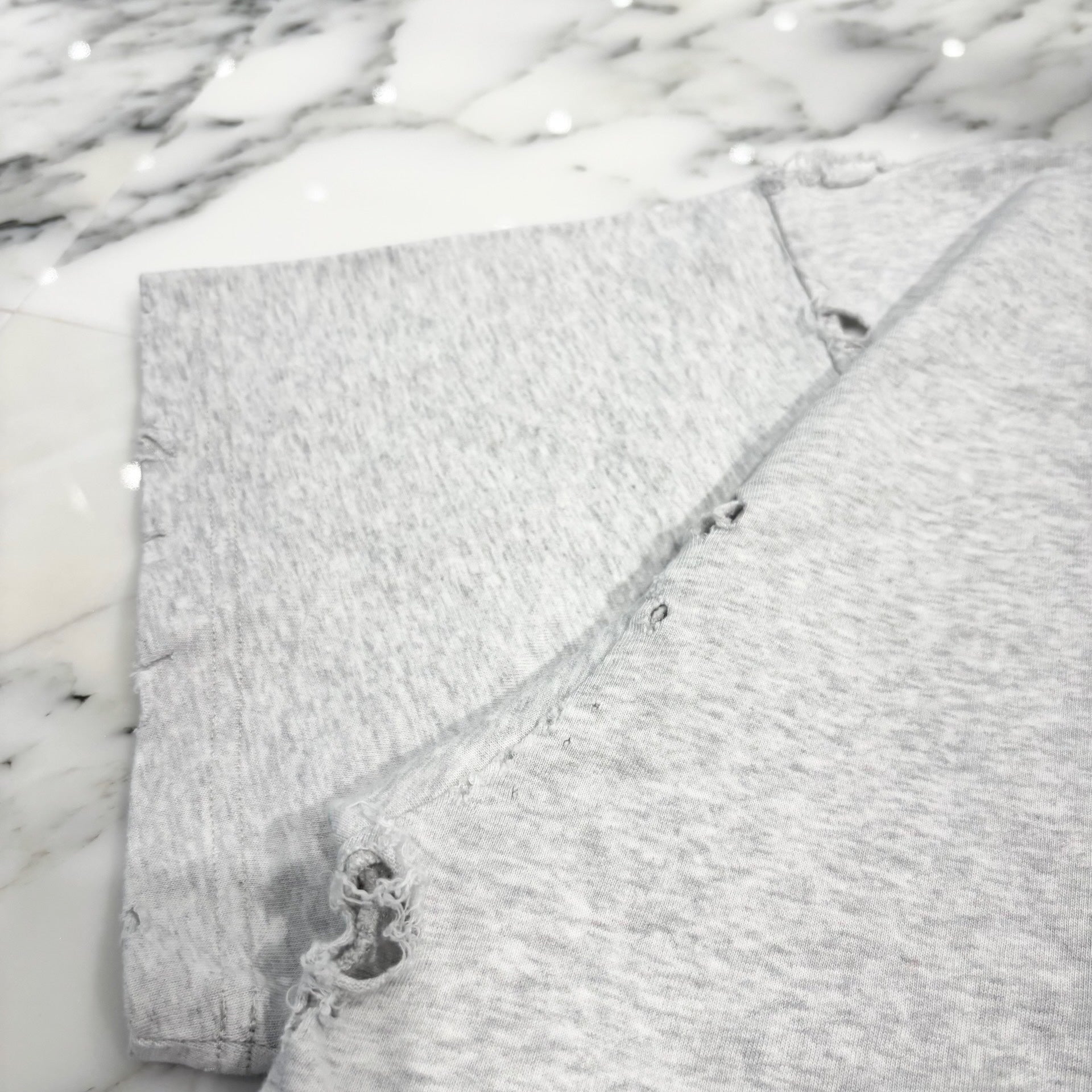 BALENCIAGA 2022SS Destroy Repaired Oversized Tee 704056 TMVA5 Size L バレンシアガ デストロイリペア オーバーサイズTシャツ サイズL