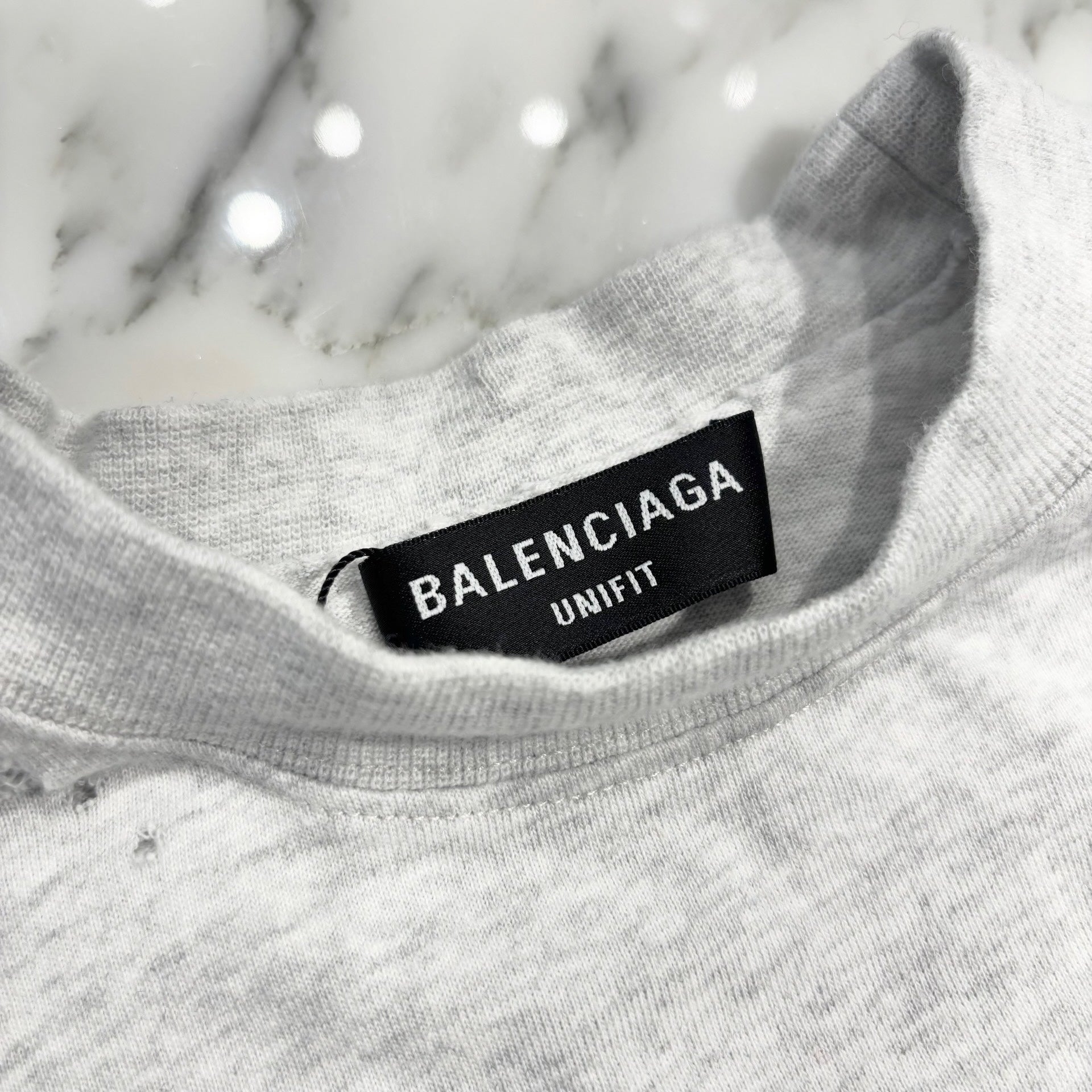 BALENCIAGA 2022SS Destroy Repaired Oversized Tee 704056 TMVA5 Size L バレンシアガ デストロイリペア オーバーサイズTシャツ サイズL