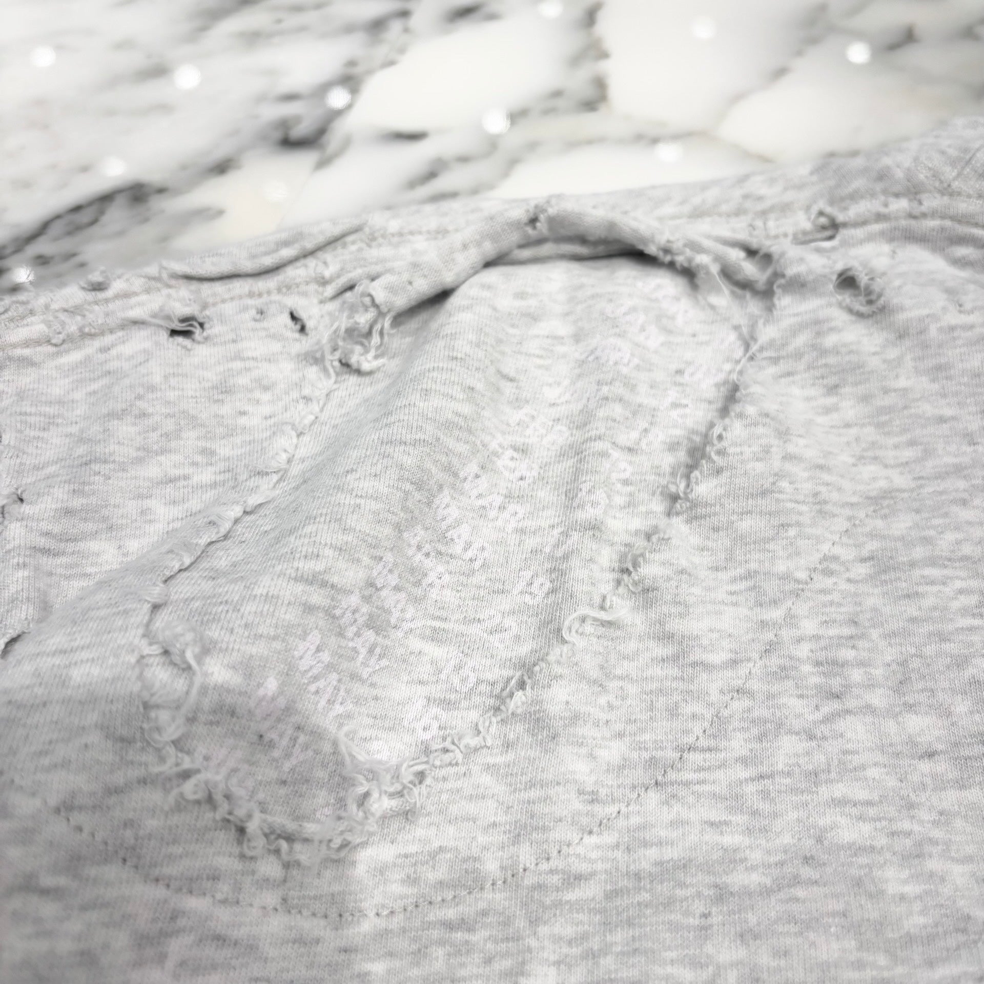 BALENCIAGA 2022SS Destroy Repaired Oversized Tee 704056 TMVA5 Size L バレンシアガ デストロイリペア オーバーサイズTシャツ サイズL