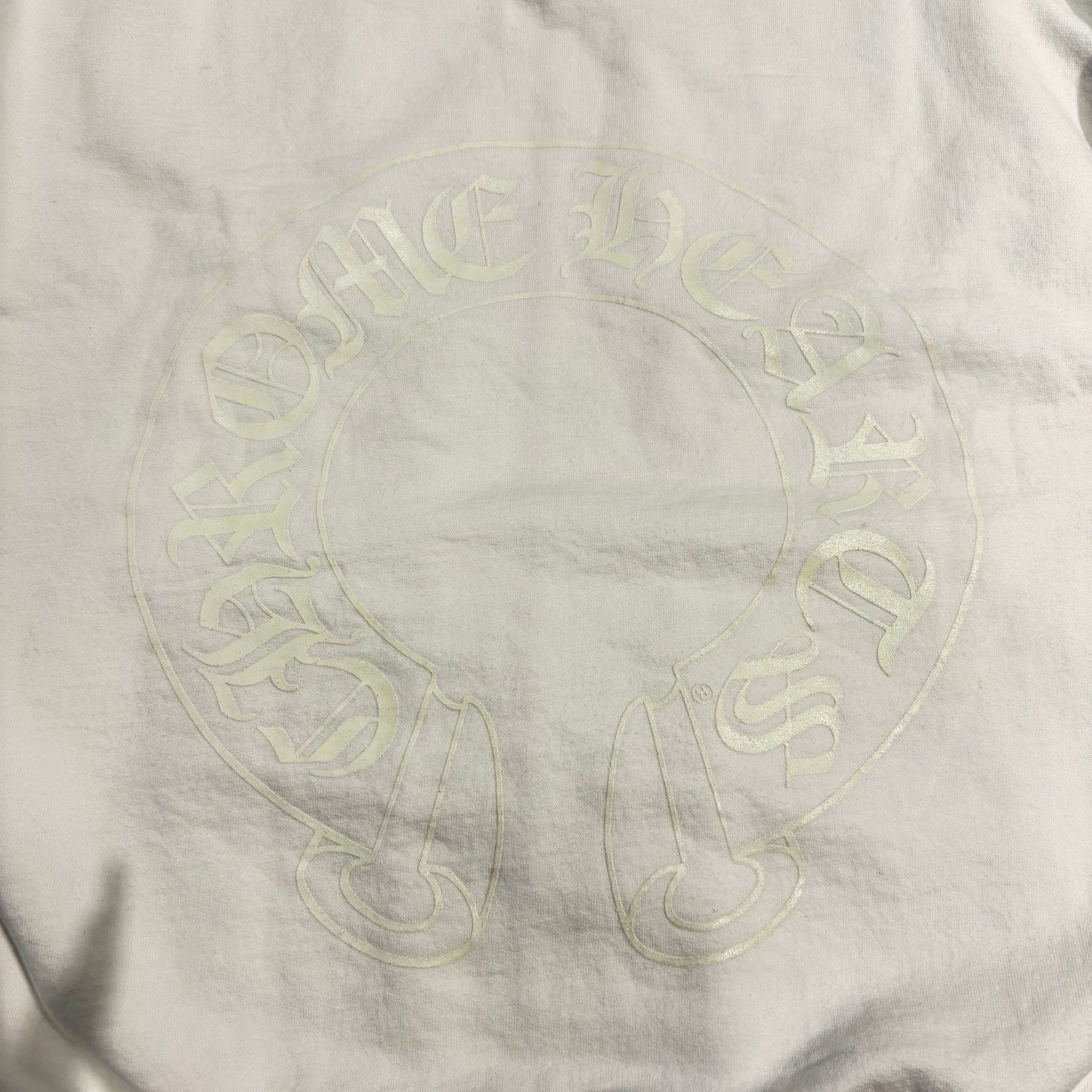 CHROME HEARTS Glow In The Dark Horseshoe Zip Up Hoodie Size M クロムハーツ グローインザダーク ホースシュー ジップアップフーディ サイズM