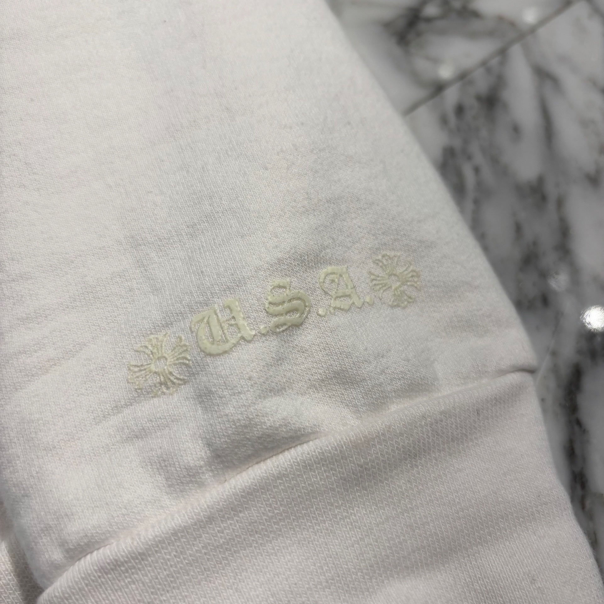 CHROME HEARTS Glow In The Dark Horseshoe Zip Up Hoodie Size M クロムハーツ グローインザダーク ホースシュー ジップアップフーディ サイズM