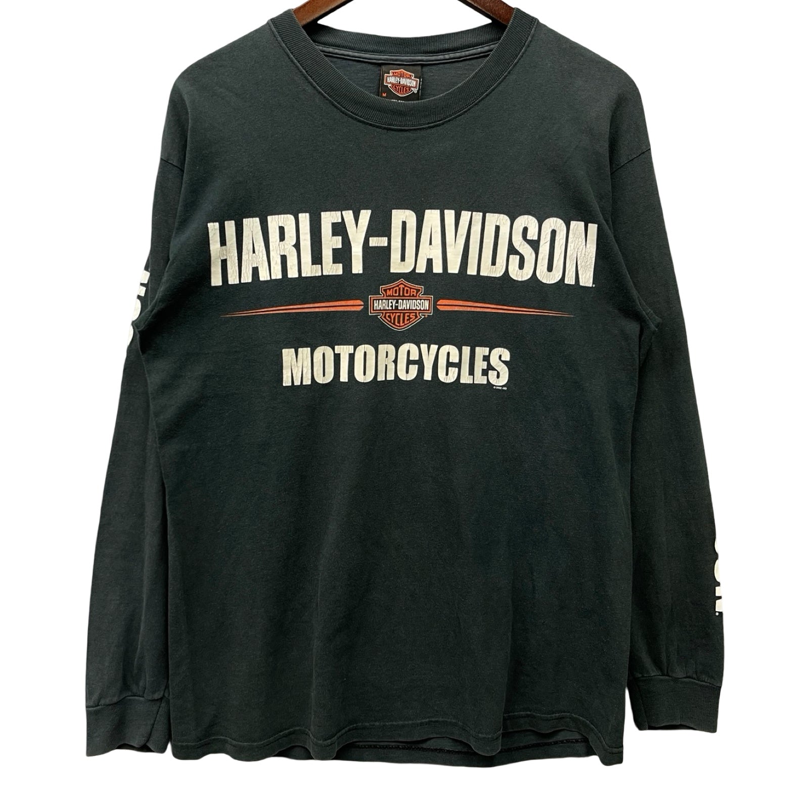 Vintage 00’s Harley-Davidson "CHICAGO" City Lights 2002 L/S Tee Size M