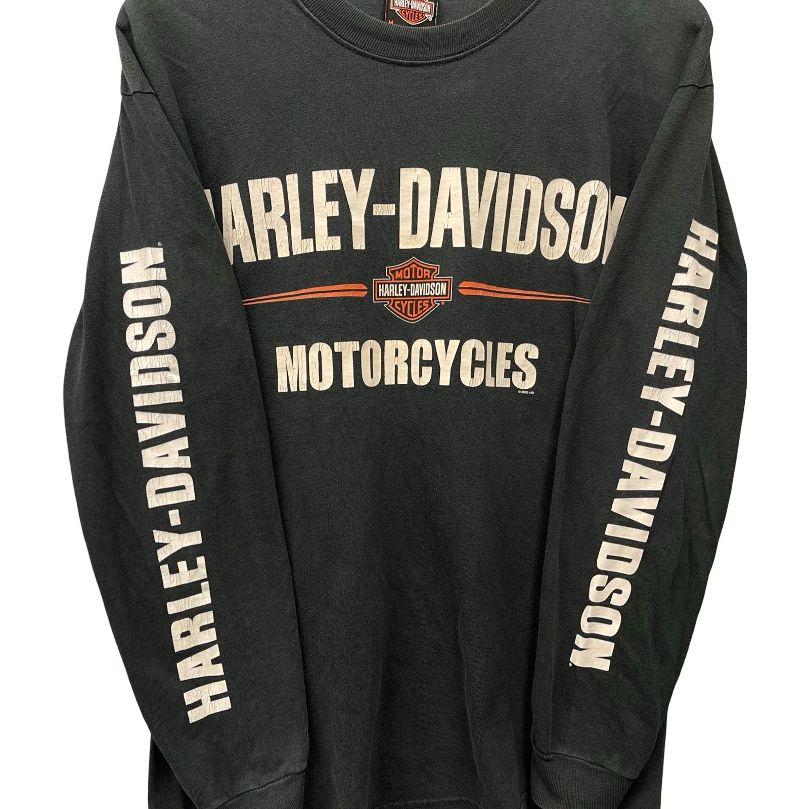 Vintage 00’s Harley-Davidson "CHICAGO" City Lights 2002 L/S Tee Size M