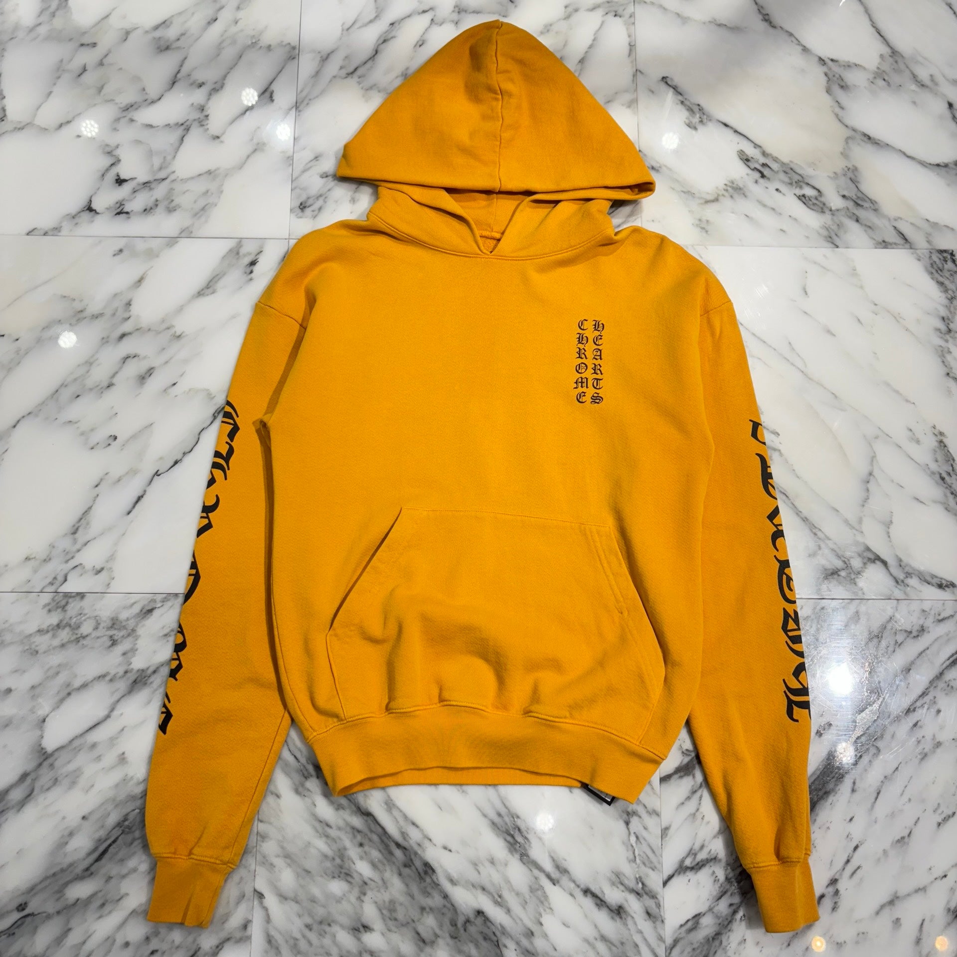 CHROME HEARTS Vertical Logo Pullover Hoodie Size XS クロムハーツ バーティカルアームロゴ プルオーバーフーディー サイズXS