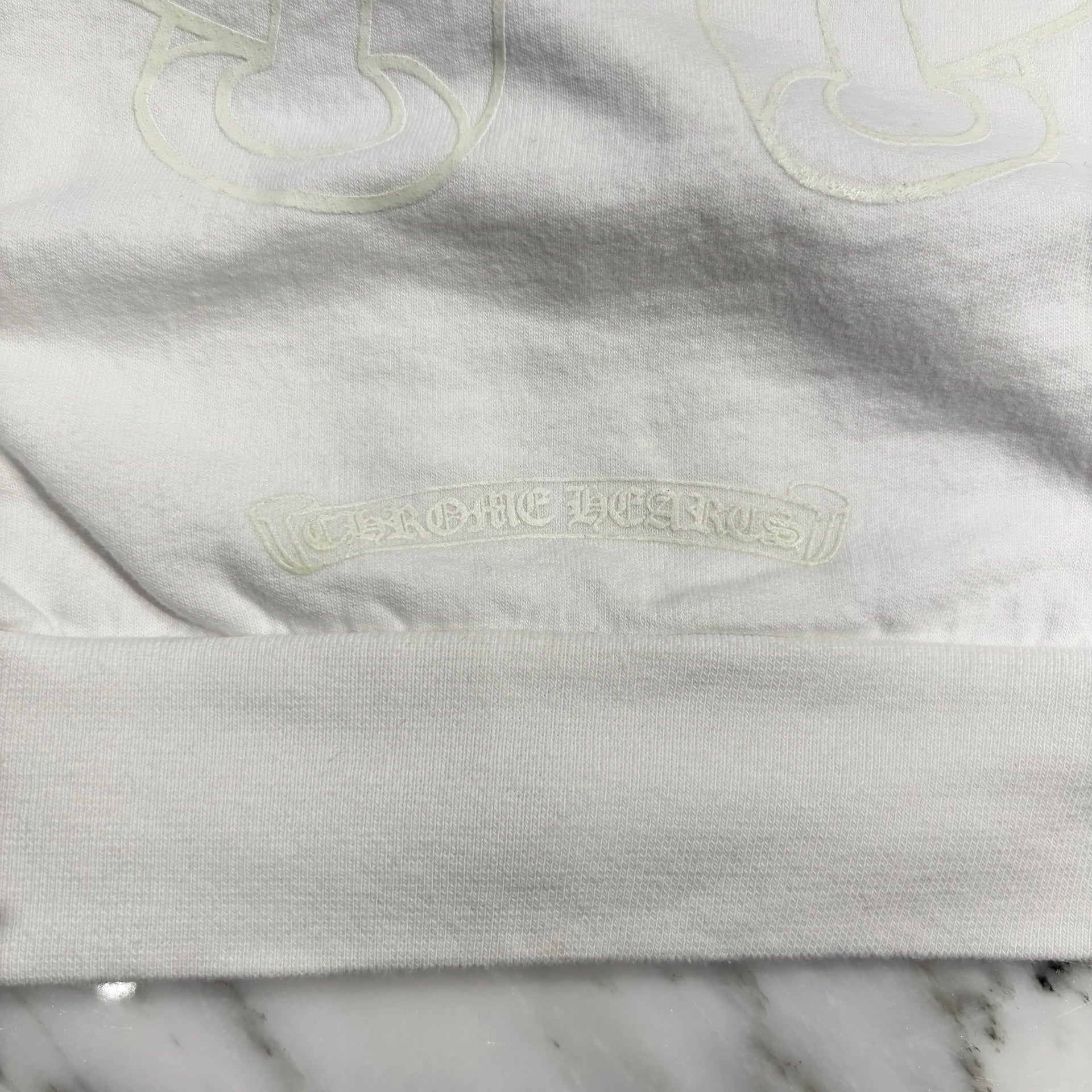 CHROME HEARTS Glow In The Dark Horseshoe Zip Up Hoodie Size M クロムハーツ グローインザダーク ホースシュー ジップアップフーディ サイズM