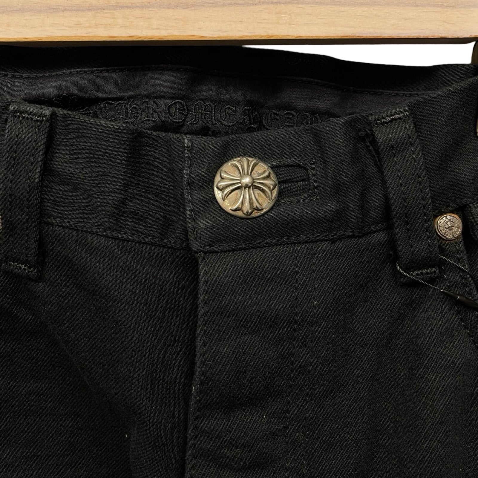 CHROME HEARTS CH Plus Ball Half Jeans Size 30