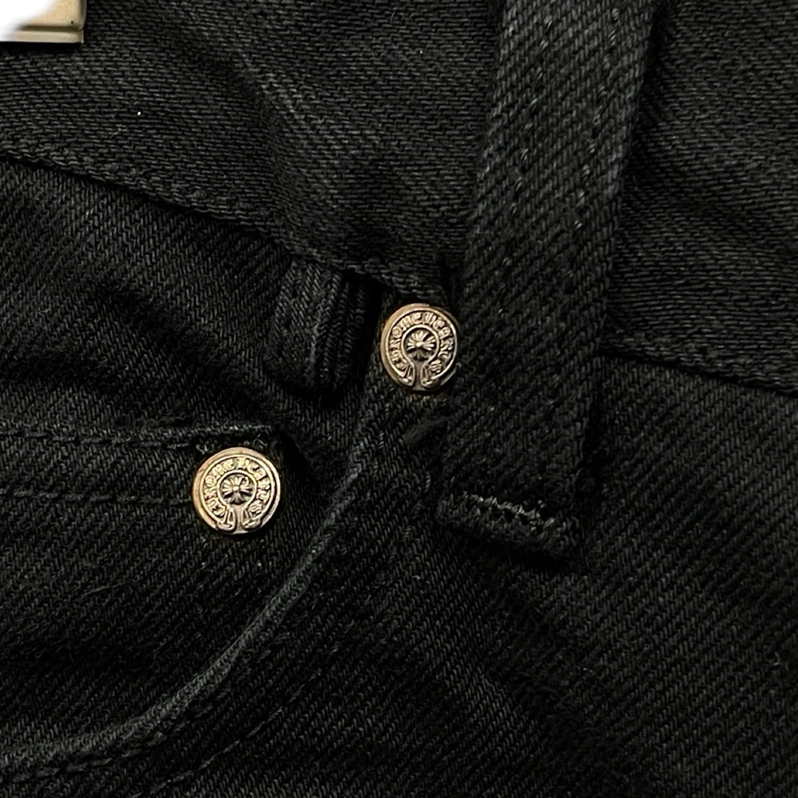 CHROME HEARTS CH Plus Ball Half Jeans Size 30