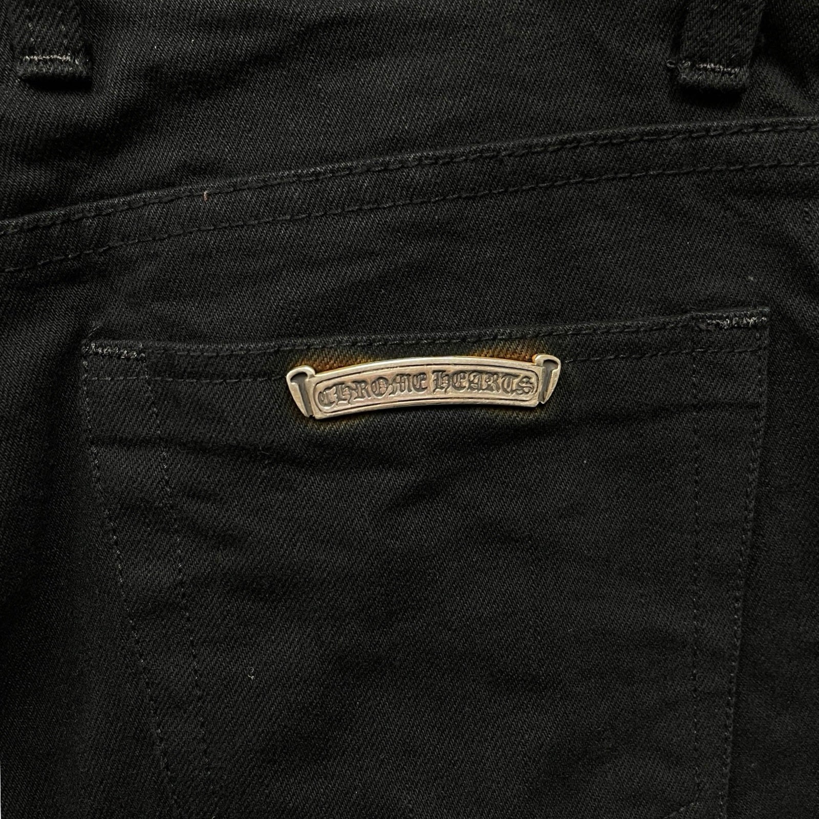 CHROME HEARTS CH Plus Ball Half Jeans Size 30