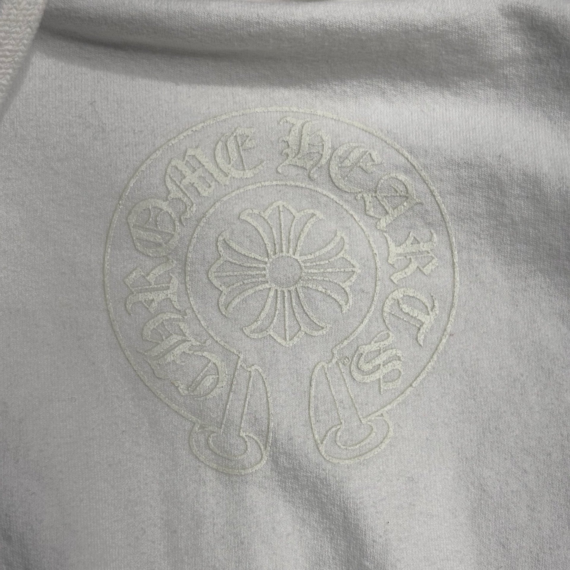 CHROME HEARTS Glow In The Dark Horseshoe Zip Up Hoodie Size M クロムハーツ グローインザダーク ホースシュー ジップアップフーディ サイズM