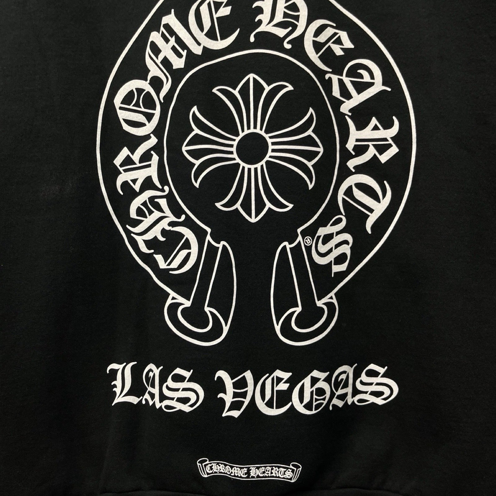 CHROME HEARTS Las Vegas Horseshoe Pullover Hoodie Size XL