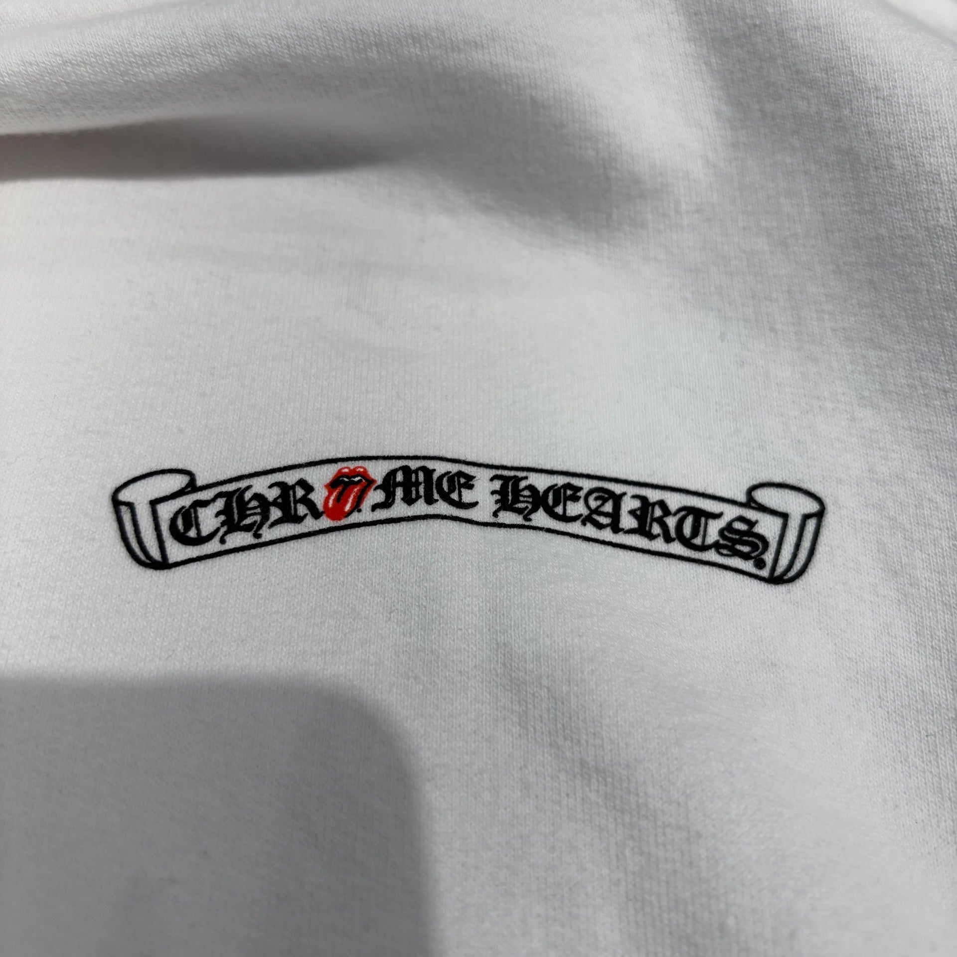 CHROME HEARTS × The Rolling Stones Las Vegas Limited Lip & Tongue Pullover Hoodie Size L クロムハーツ×ザローリングストーンズ ラスベガス限定 リップ＆タン プルオーバーフーディー サイズL