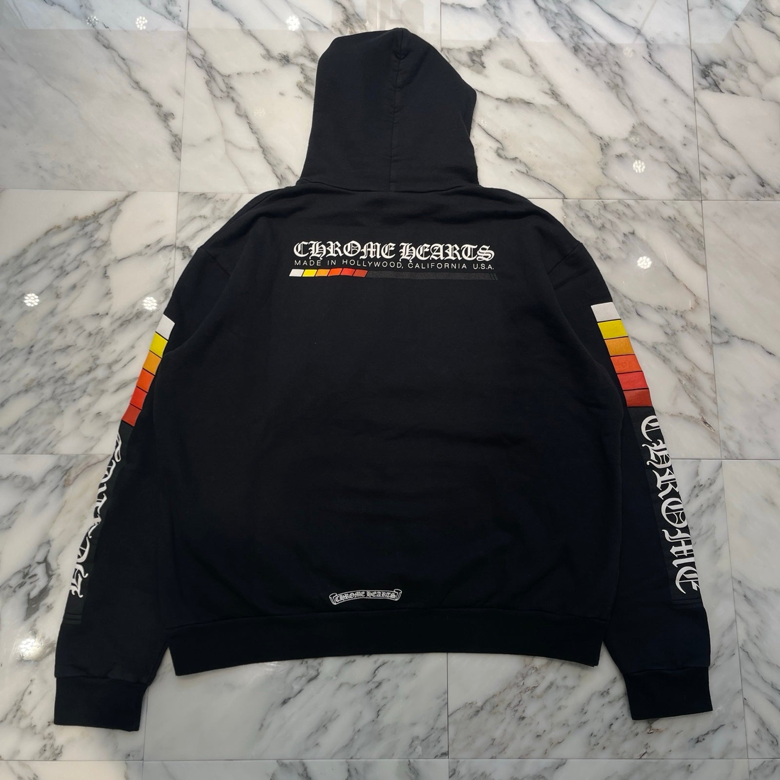 CHROME HEARTS Neon Bar Logo Pullover Hoodie Size L クロムハーツ ネオンバーロゴ プルオーバーフーディー サイズL