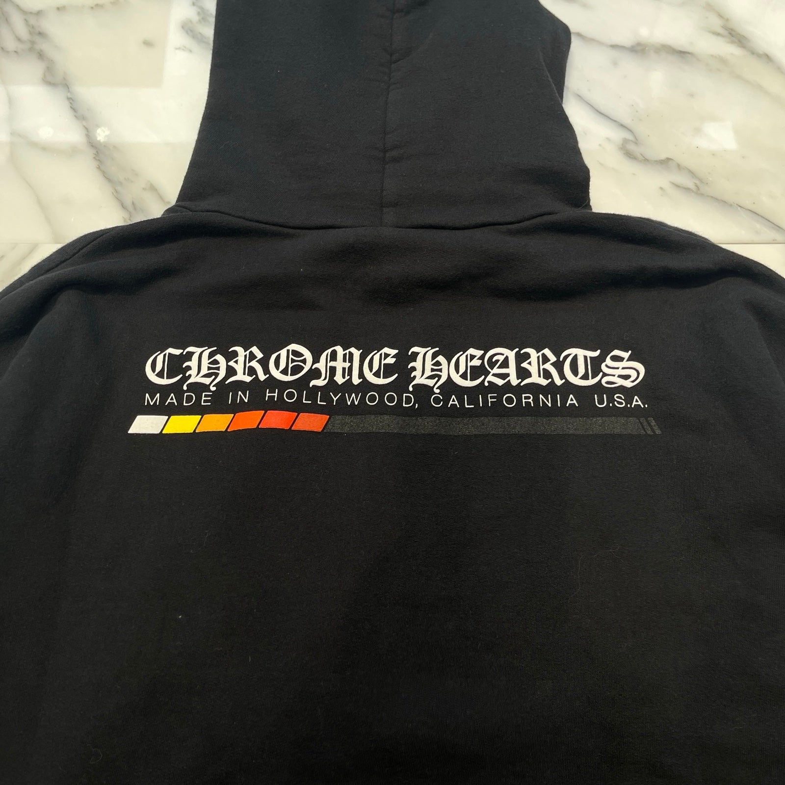 CHROME HEARTS Neon Bar Logo Pullover Hoodie Size L クロムハーツ ネオンバーロゴ プルオーバーフーディー サイズL