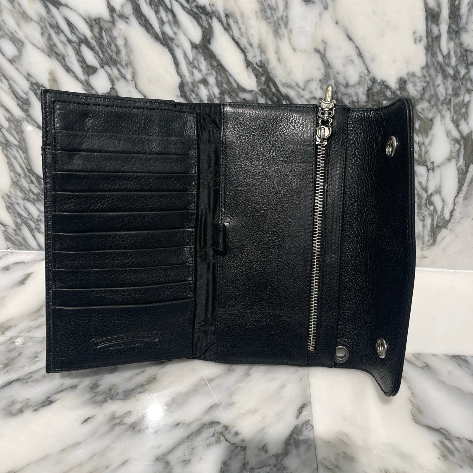 CHROME HEARTS Wave Cross Ball Wallet クロムハーツ ウェーブクロスボール ウォレット