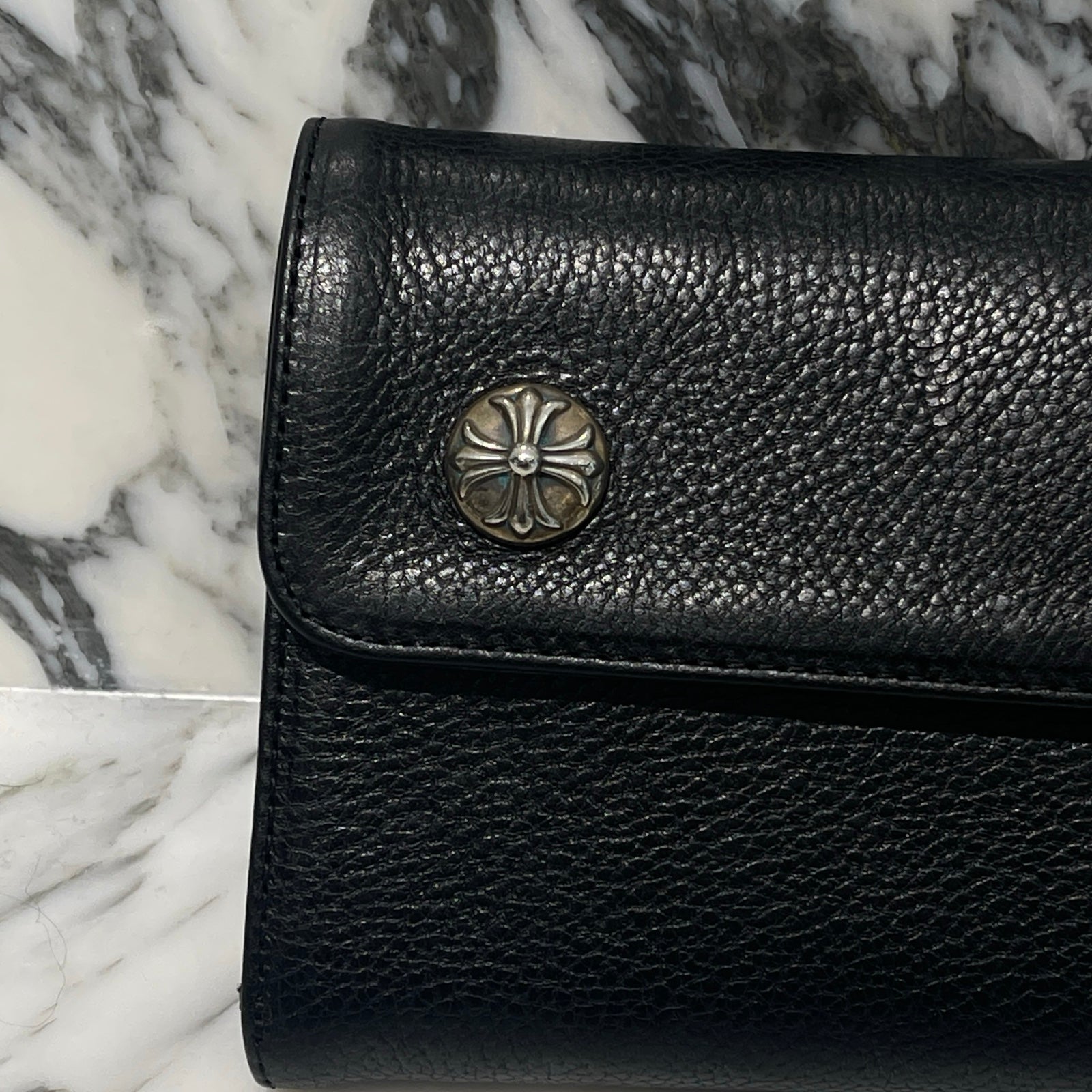 CHROME HEARTS Wave Cross Ball Wallet クロムハーツ ウェーブクロスボール ウォレット