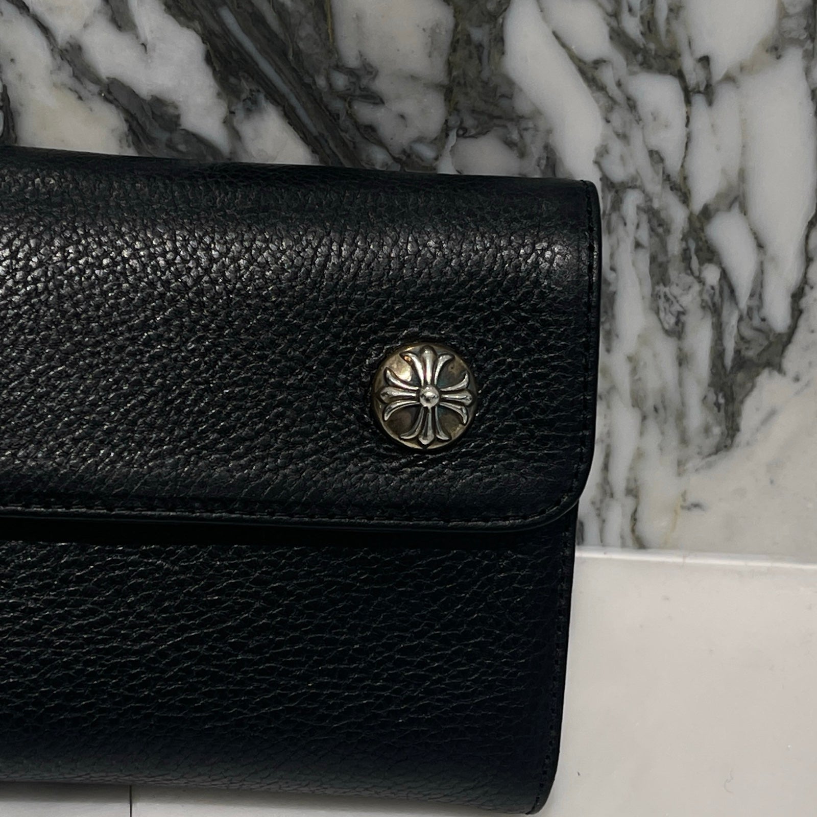 CHROME HEARTS Wave Cross Ball Wallet クロムハーツ ウェーブクロスボール ウォレット