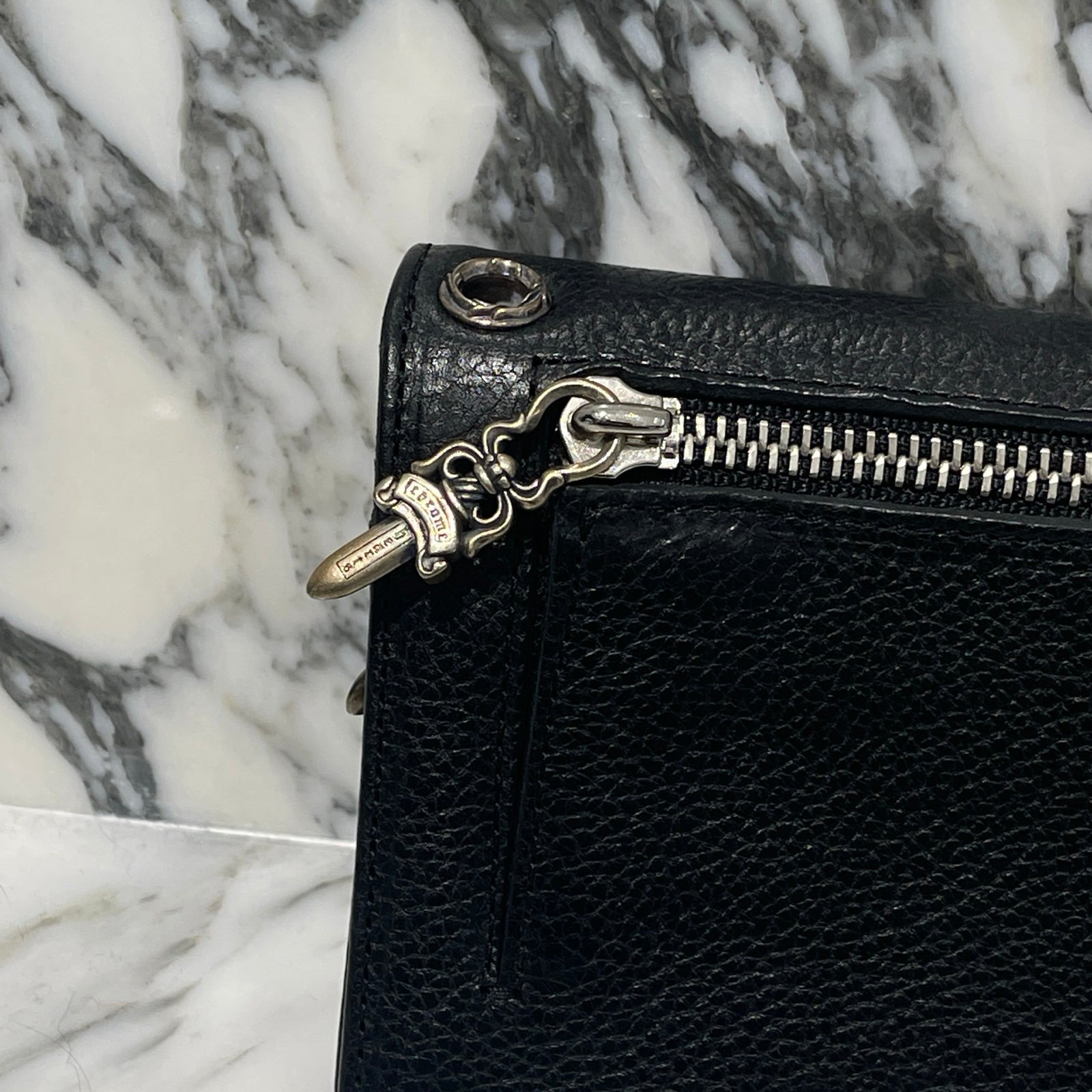 CHROME HEARTS Wave Cross Ball Wallet クロムハーツ ウェーブクロスボール ウォレット