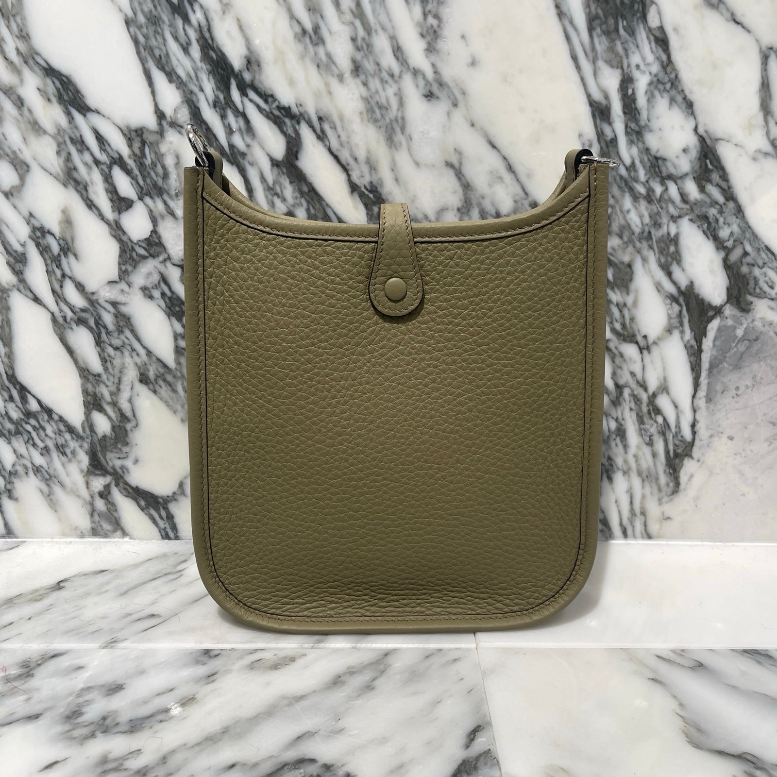 HERMES Evelyne TPM ETOUPE Shoulder Bag W刻印（2024）エルメス エブリン TPM エトゥープ レザーショルダーバッグ