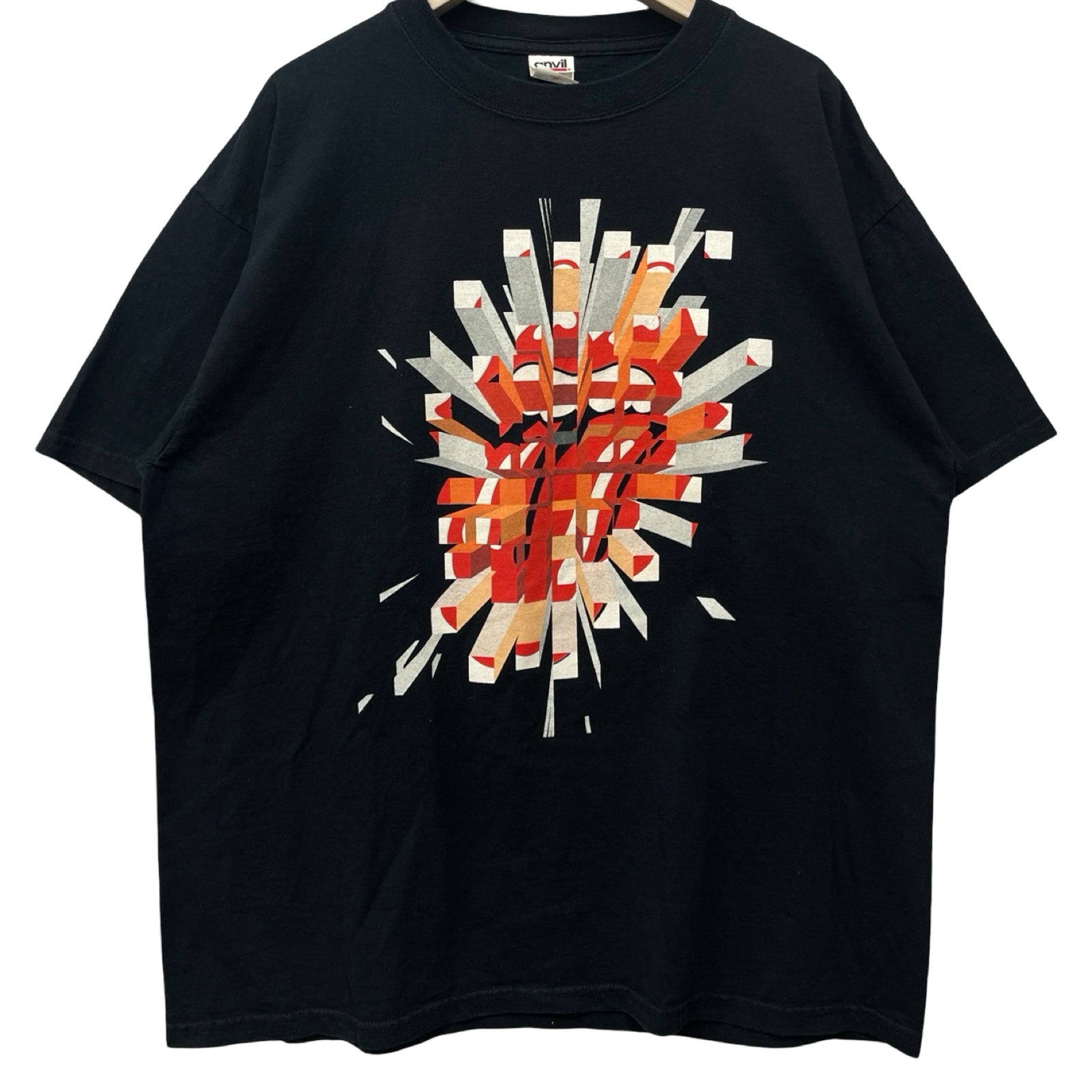 Vintage 00's The Rolling Stones Lip & Tongue A Bigger Bang Anvil Tee Size XL