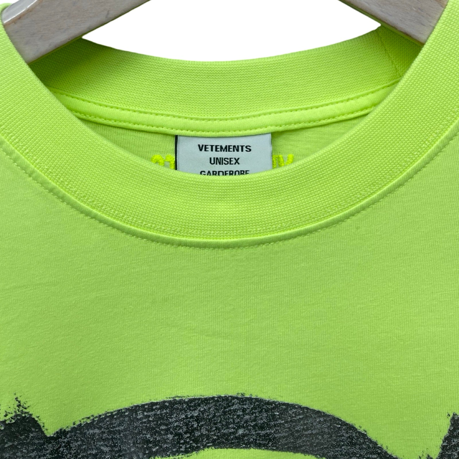 VETEMENTS 2021AW Double Anarchy Logo Tee UE52TR290Y Size XS