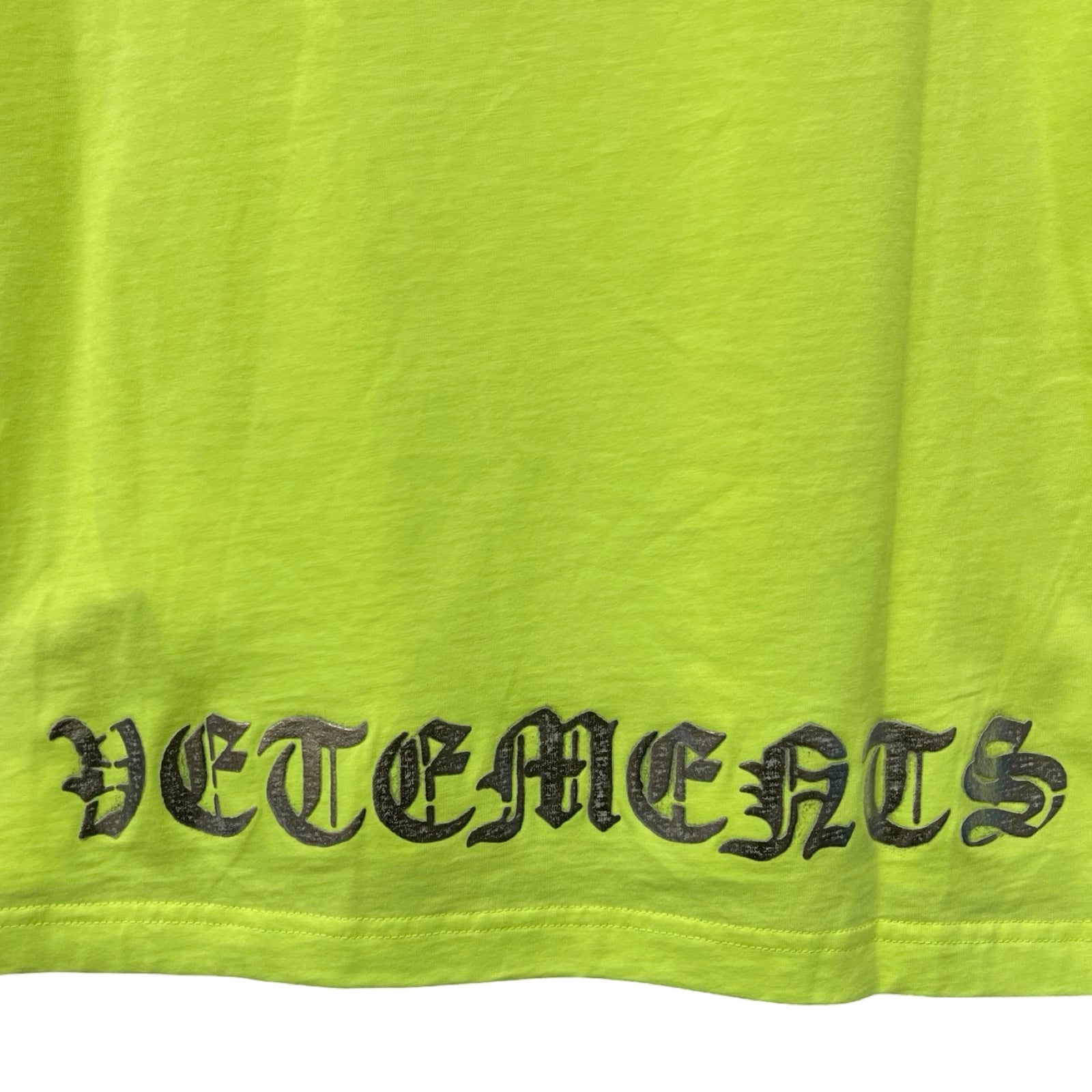 VETEMENTS 2021AW Double Anarchy Logo Tee UE52TR290Y Size XS
