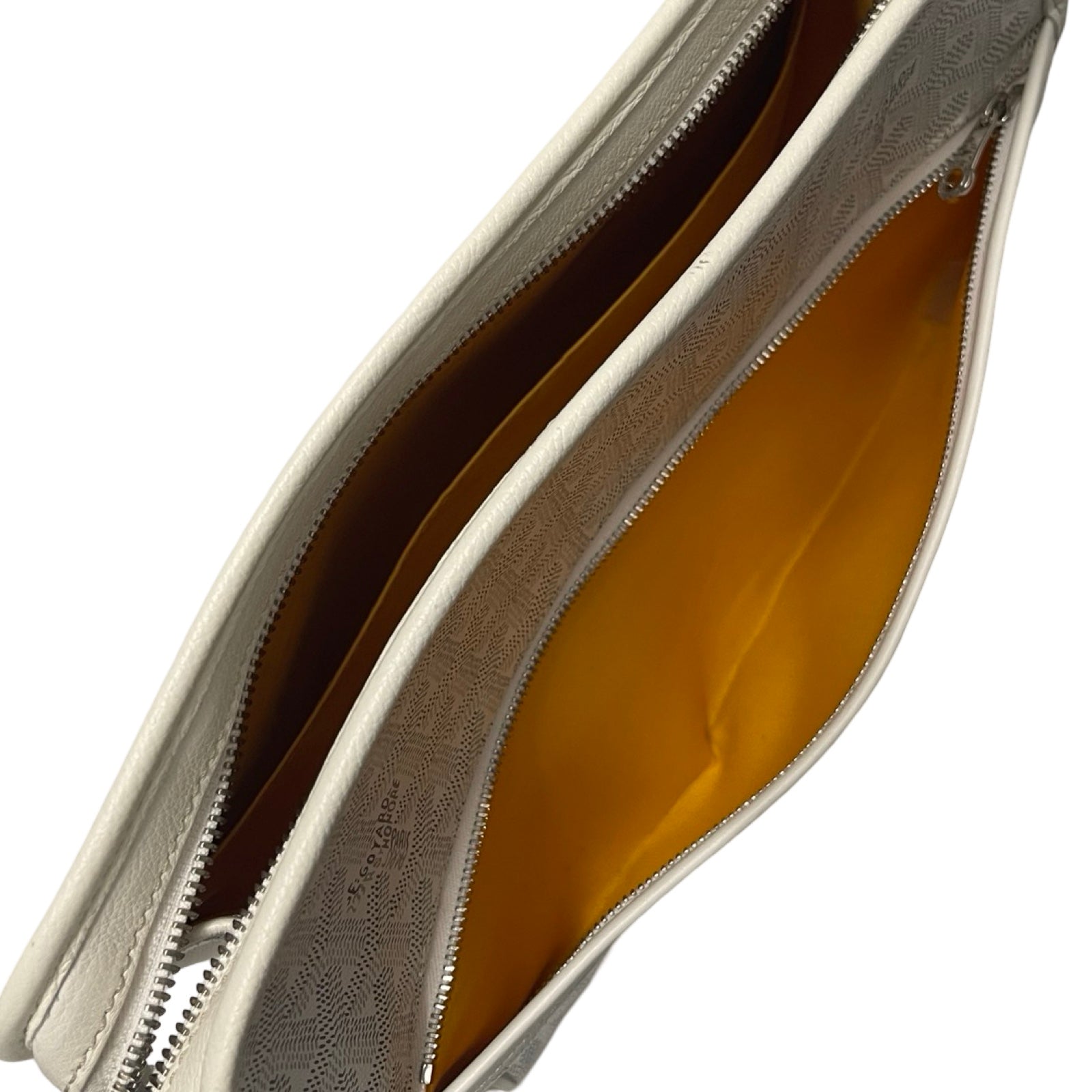 GOYARD Juvans MM Herringbone PVC Coated Canvas Clutch Bag