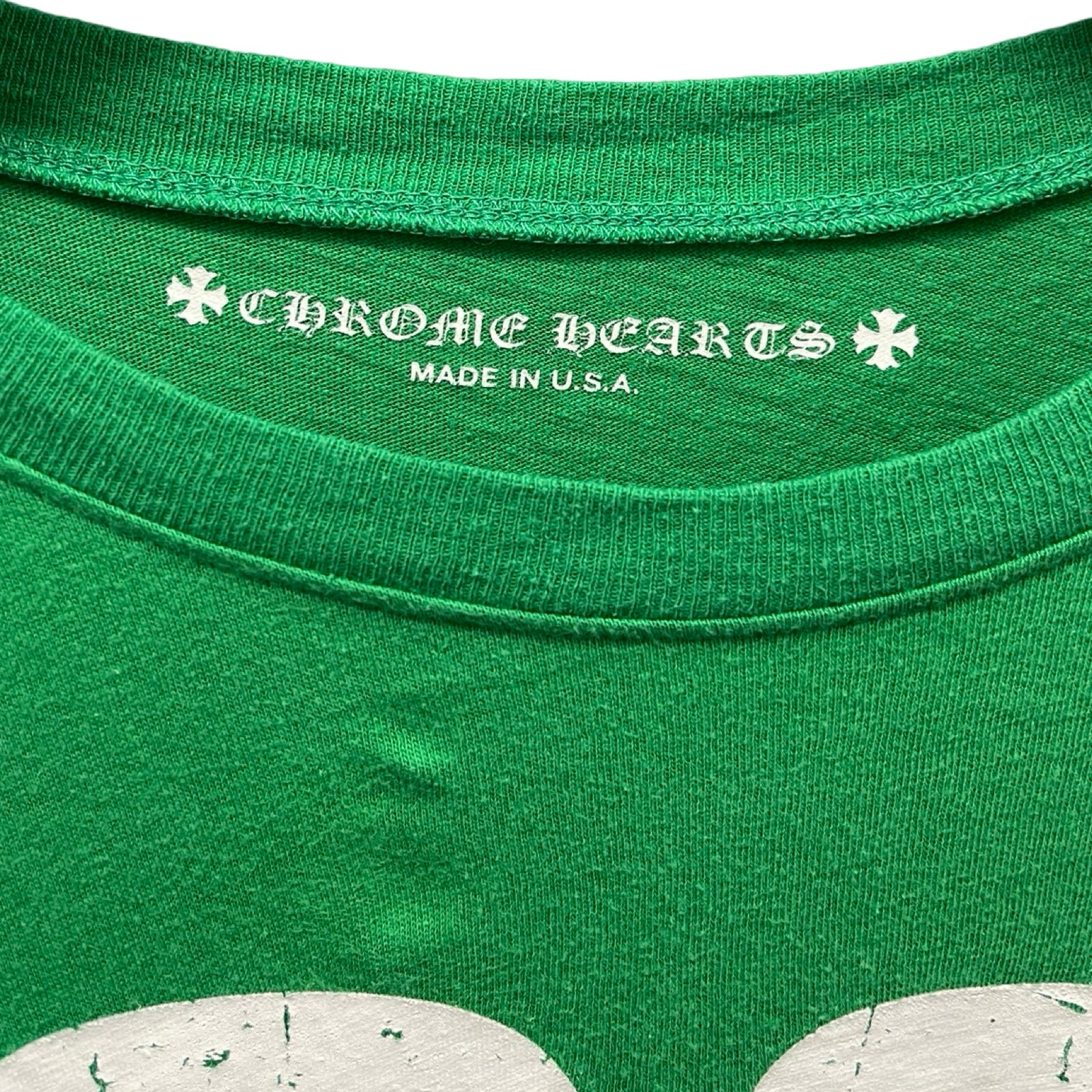 CHROME HEARTS ROLLER SKATES FOOTBALL 33 Horseshoe Long Sleeve Tee Size S