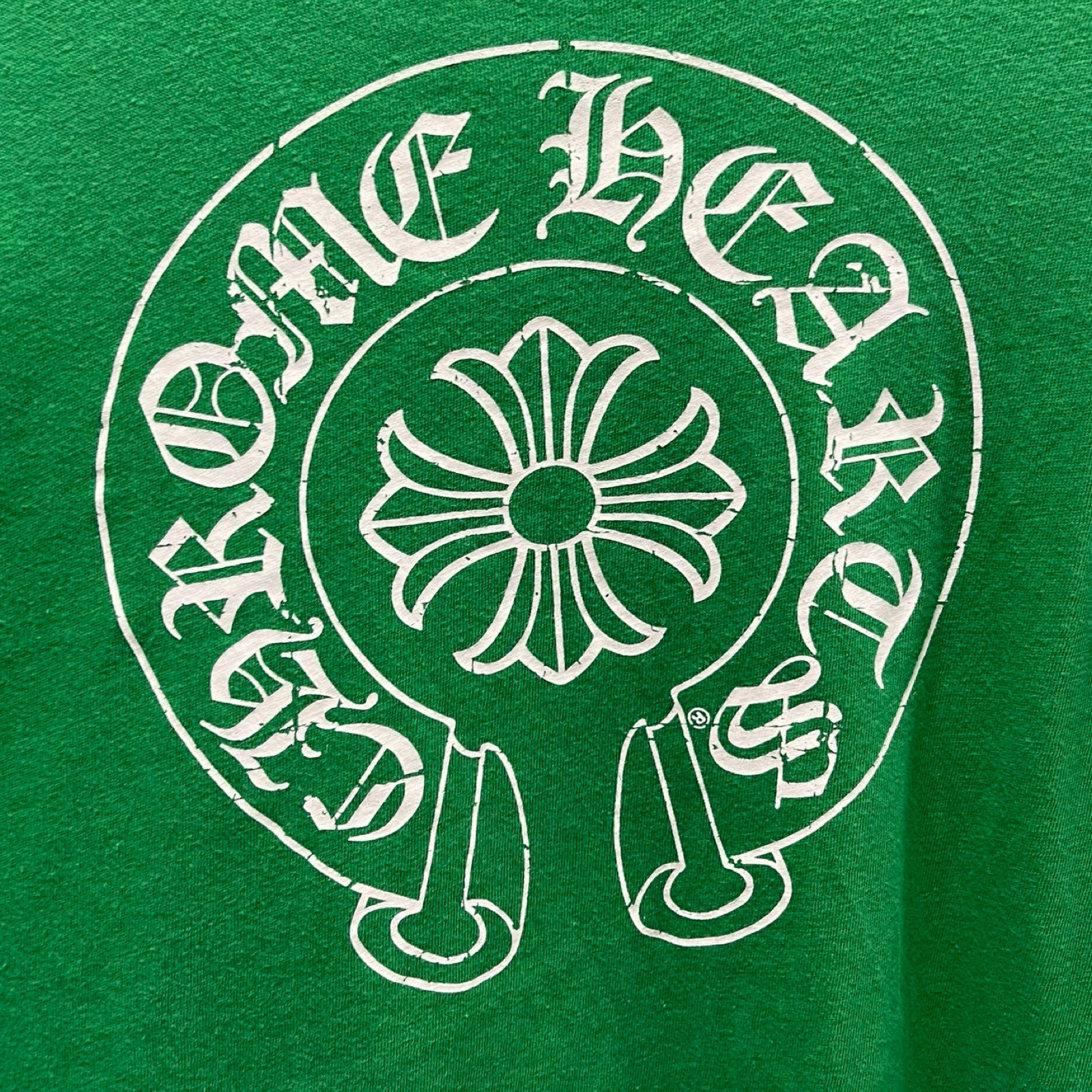 CHROME HEARTS ROLLER SKATES FOOTBALL 33 Horseshoe Long Sleeve Tee Size S