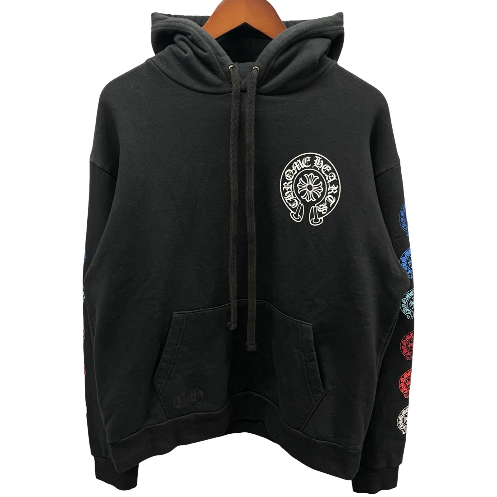CHROME HEARTS 2022SS Multi Color Horseshoe Pullover Hoodie Size S
