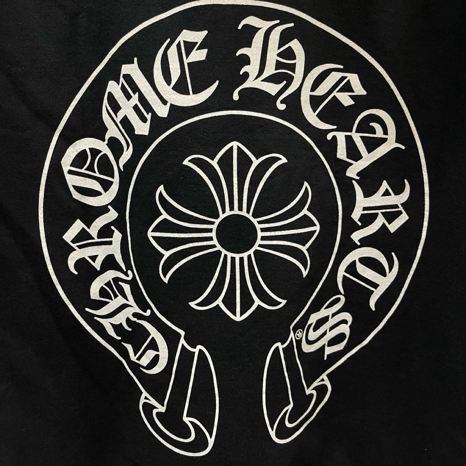 CHROME HEARTS 2022SS Multi Color Horseshoe Pullover Hoodie Size S