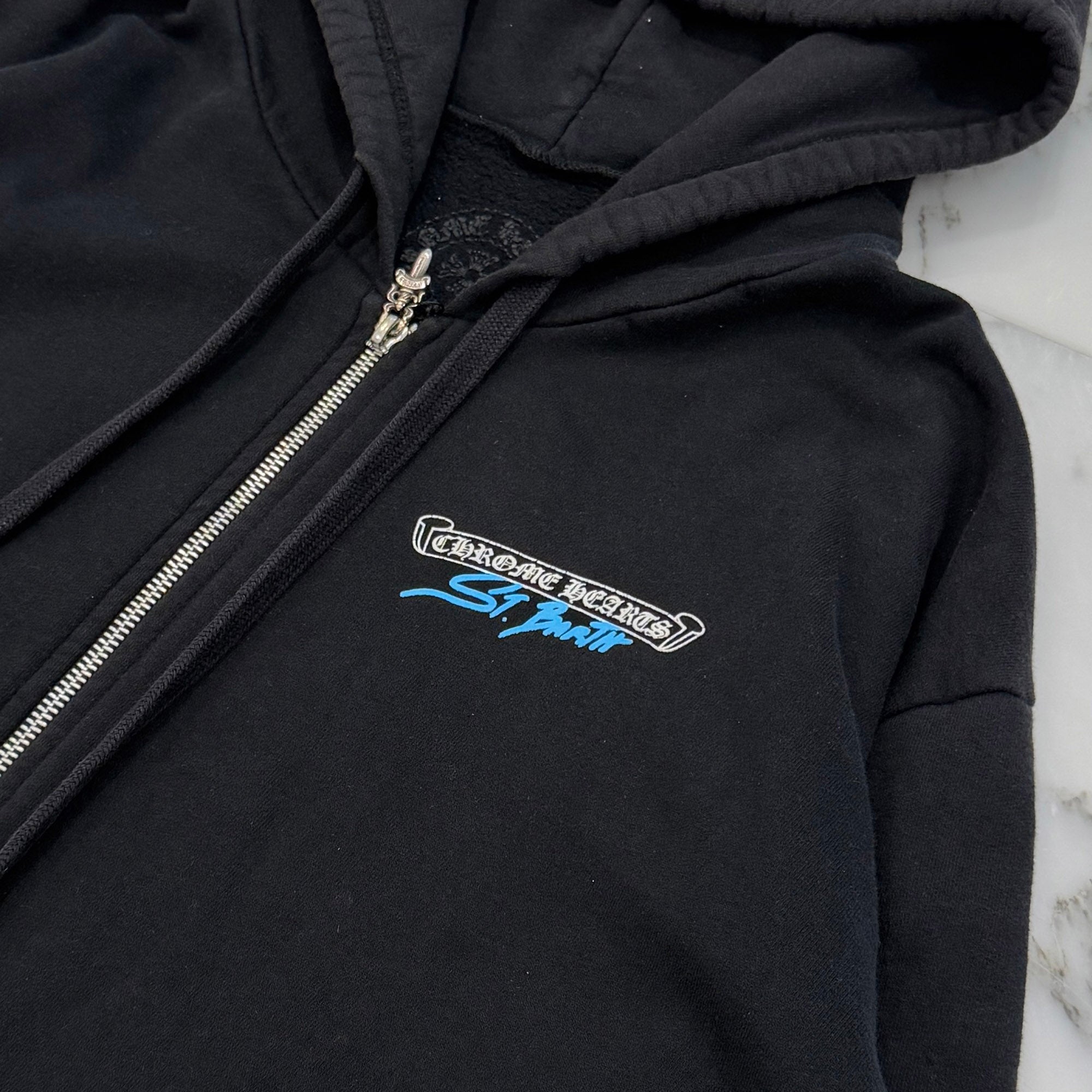 CHROME HEARTS St. Barth Limited Horseshoe Zip Up Hoodie Size S クロムハーツ セントバース限定 ホースシュー ジップアップフーディー サイズS
