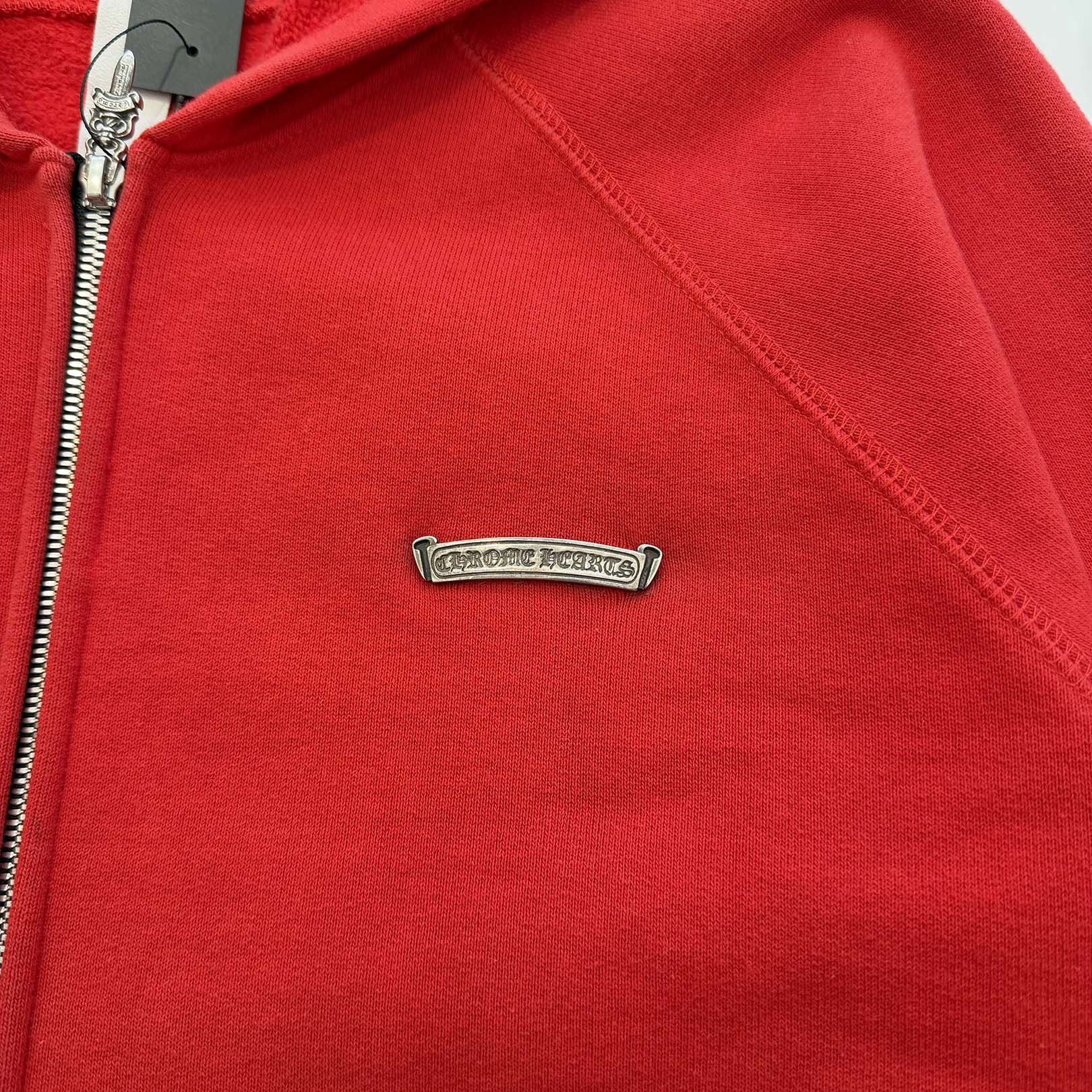 CHROME HEARTS King Taco 3 Cemetery Cross Embroidery Zip Up Hoodie Size XL クロムハーツ キングタコ 3セメタリークロス刺繍 ジップアップフーディー サイズXL