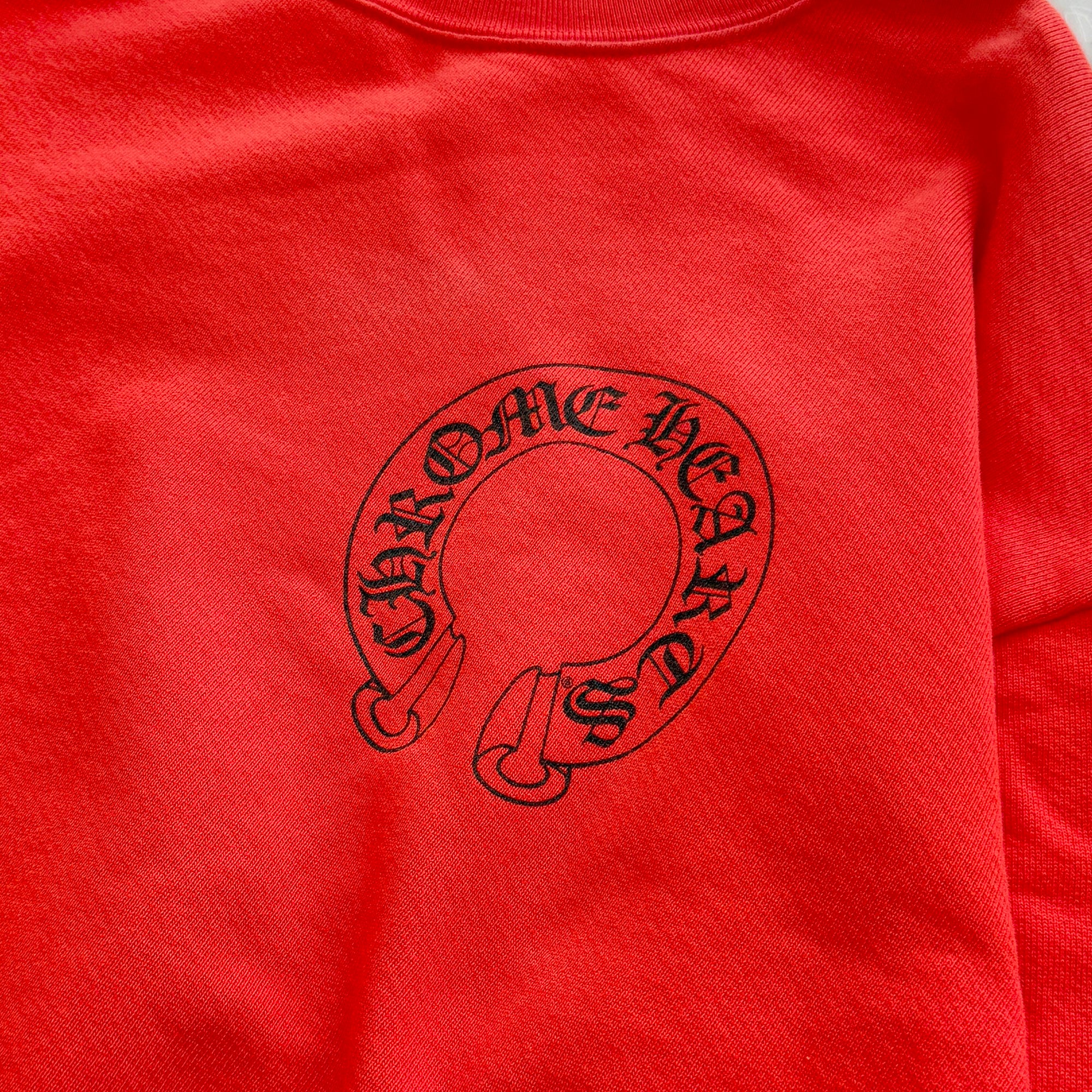 CHROME HEARTS × MATTY BOY PPO Ketchup Crew Neck Sweat Shirt Size L クロムハーツ × マッティボーイ ケチャップ クルーネック スウェットシャツ サイズL