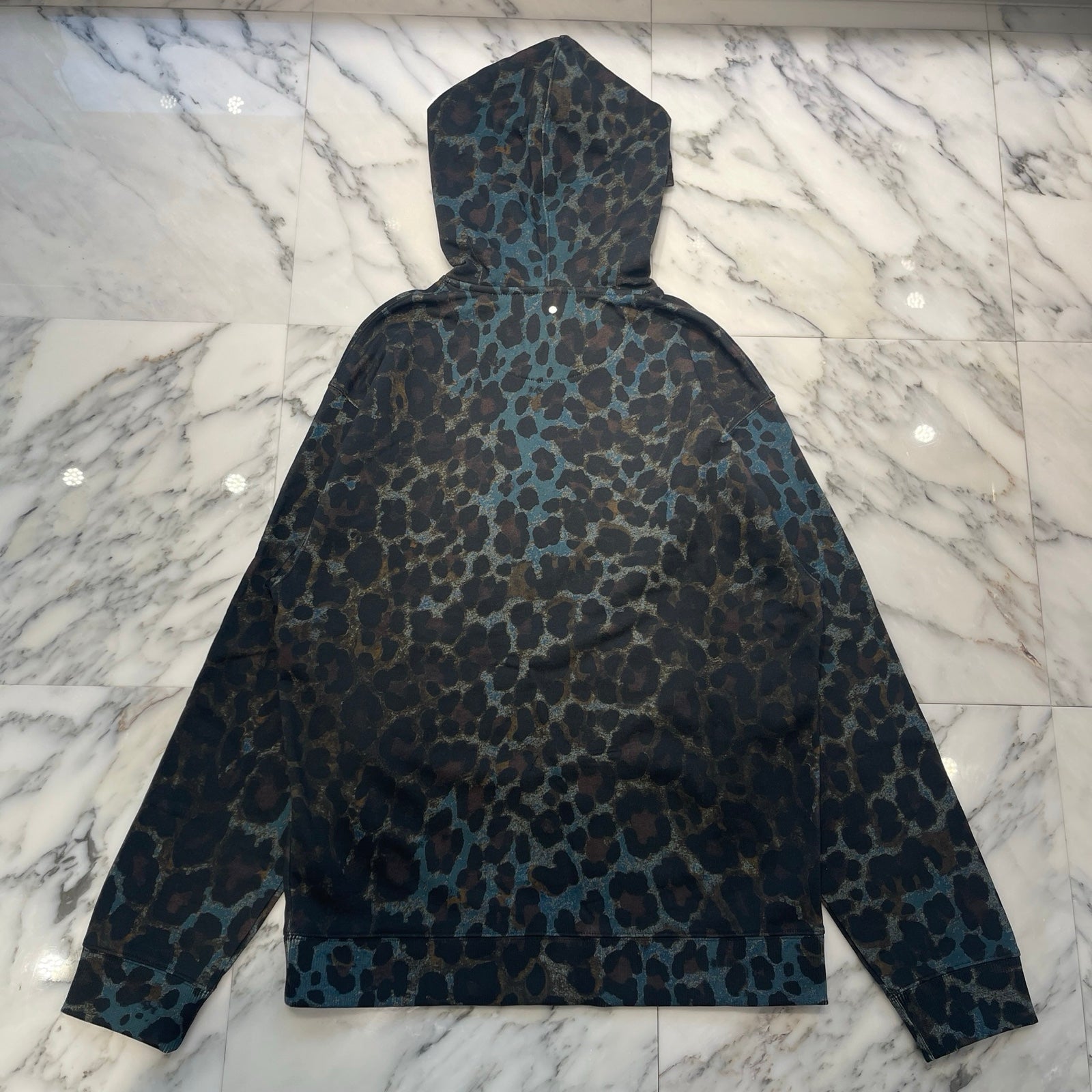 OAMC 2023AW Leopard Pullover Hoodie 23A28OAJ23 COTOA048 Size M オーエーエムシー ヒョウ柄プルオーバーフーディー サイズM