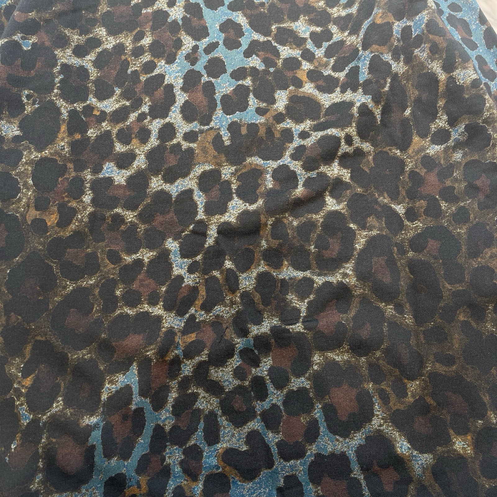 OAMC 2023AW Leopard Pullover Hoodie 23A28OAJ23 COTOA048 Size M オーエーエムシー ヒョウ柄プルオーバーフーディー サイズM