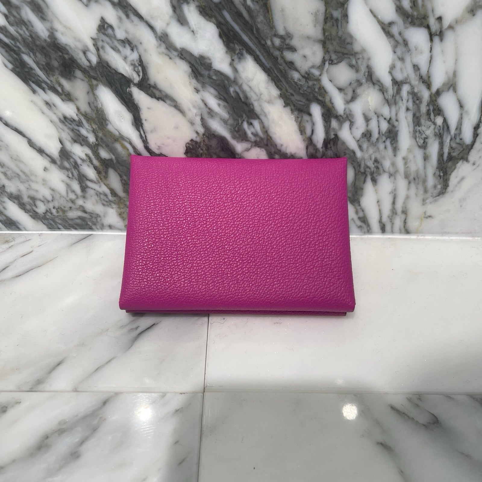 HERMES Calvi Duo Card Case "Magnolia" W刻印 エルメス カルヴィデュオ カードケース "マグノリア" W刻印