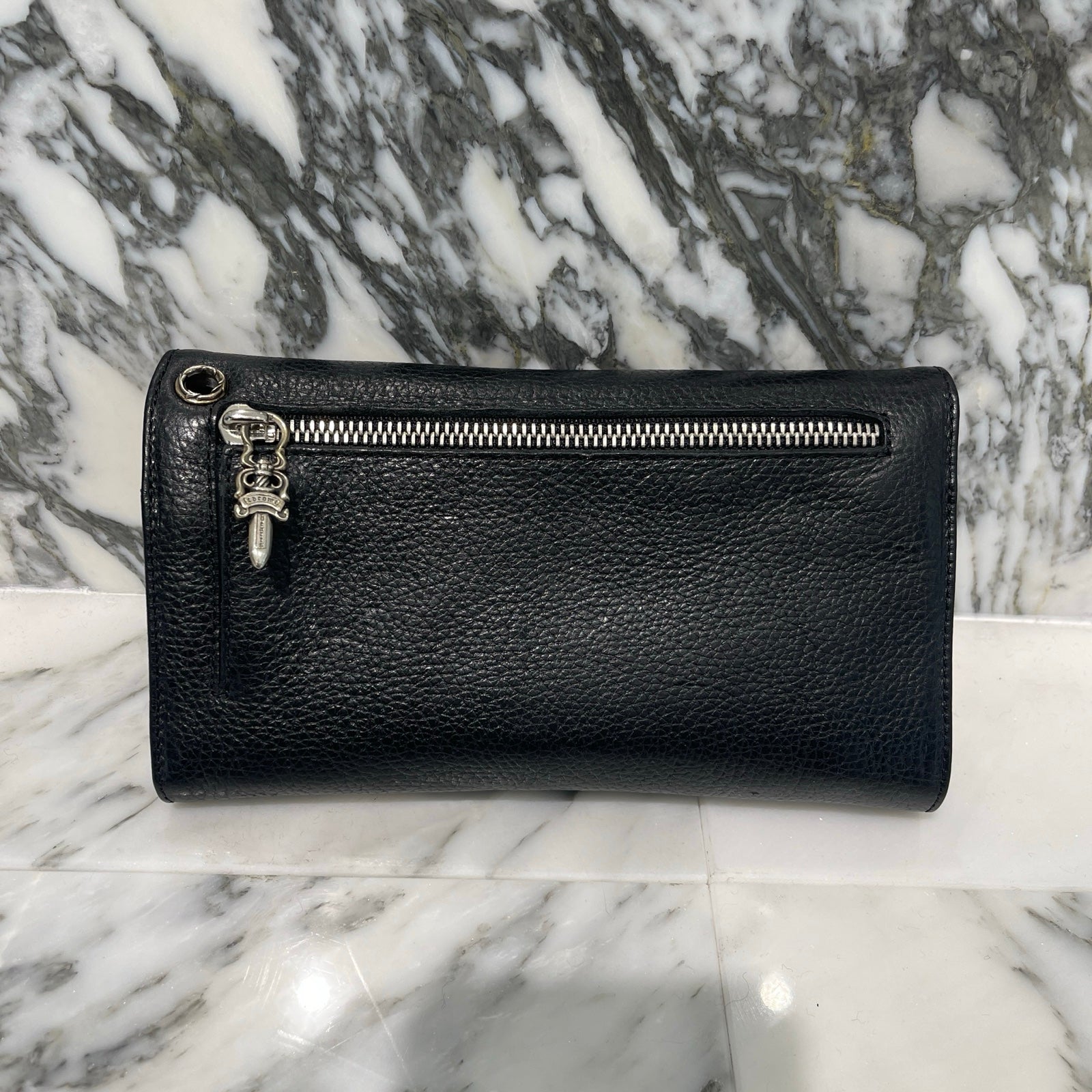CHROME HEARTS Wave Cross Ball Wallet クロムハーツ ウェーブクロス