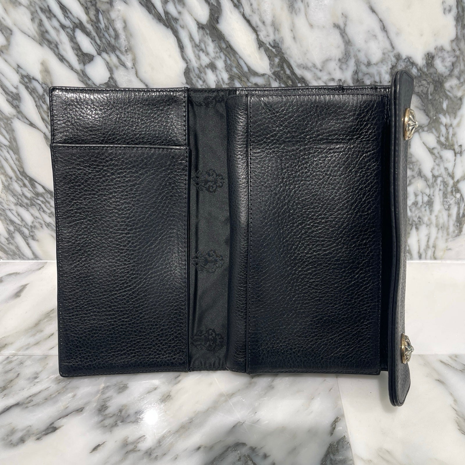 CHROME HEARTS Wave Cross Ball Wallet クロムハーツ ウェーブクロス