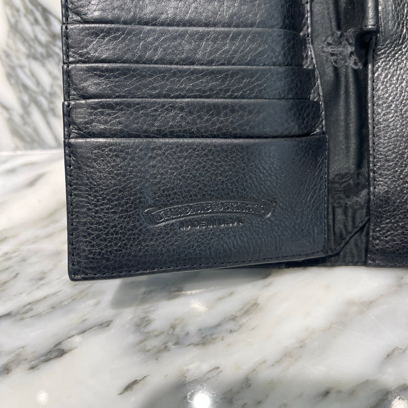 CHROME HEARTS Wave Cross Ball Wallet クロムハーツ ウェーブクロス